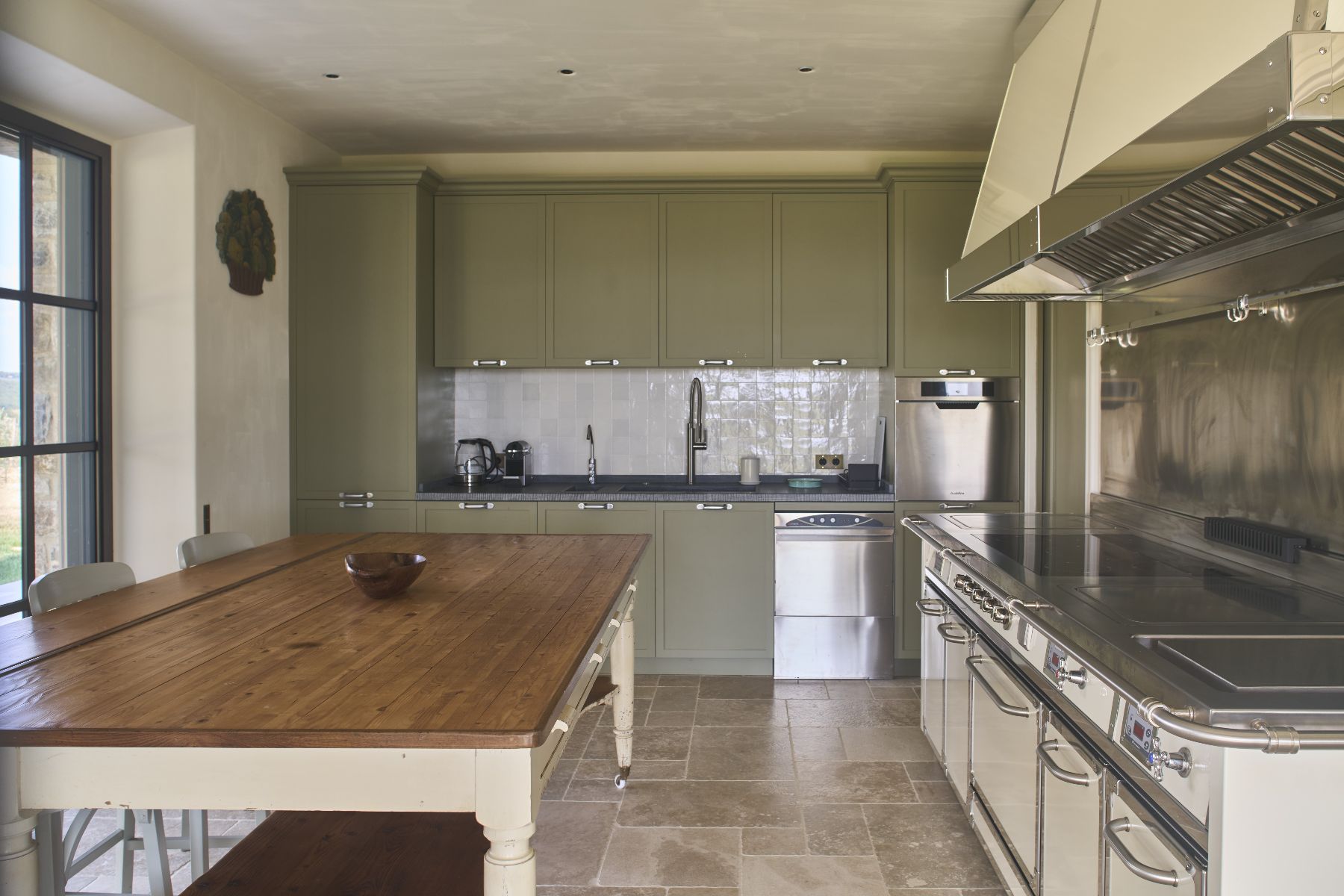 Kitchen at Villa Roccamare in Tuscany