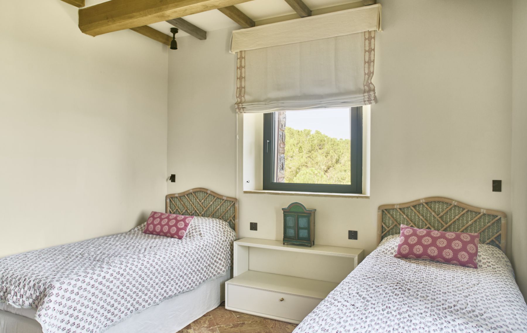 Twin room at Villa Roccamare in Tuscany