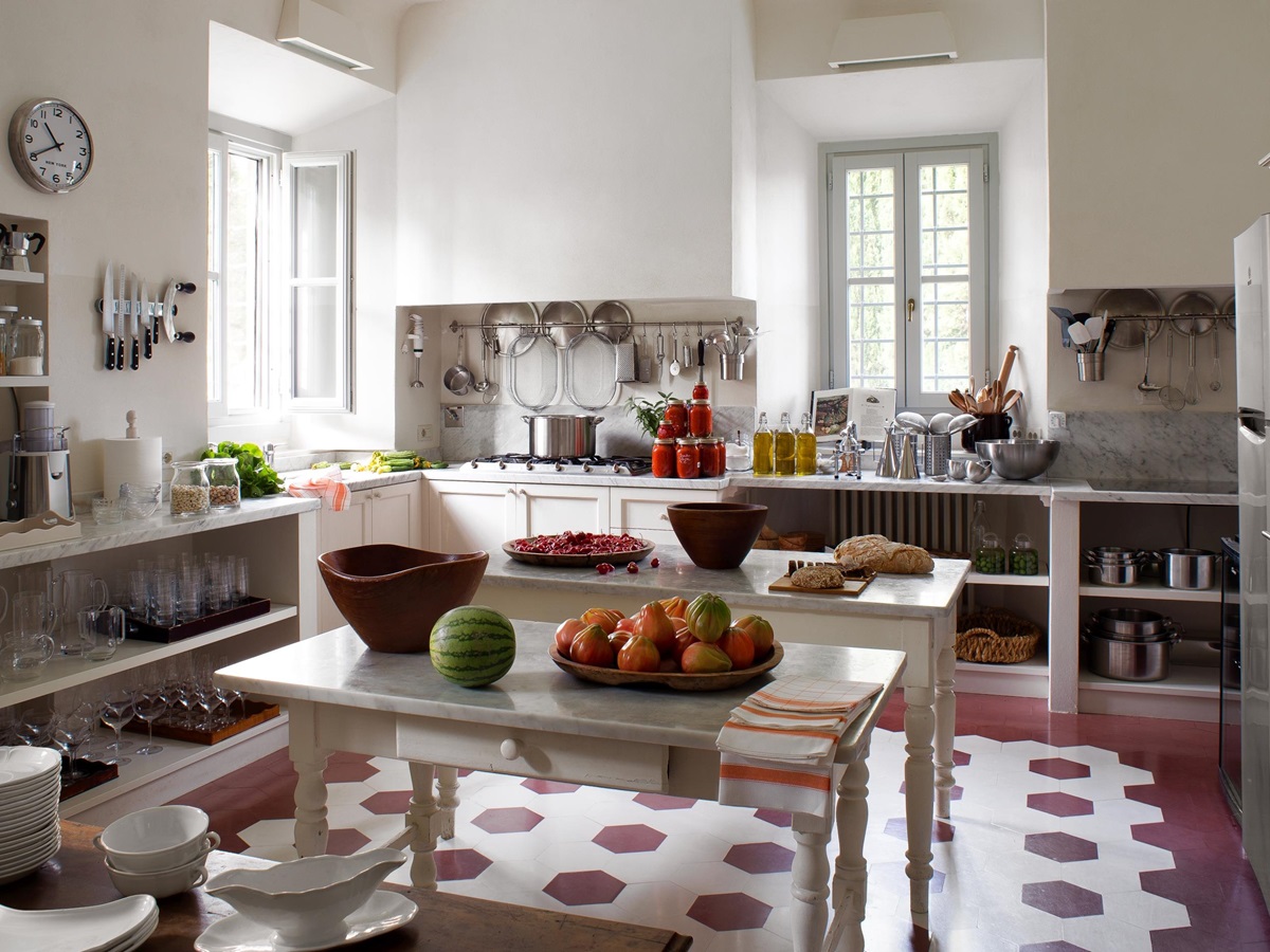 Kitchen of Villa San Morello, Tuscany