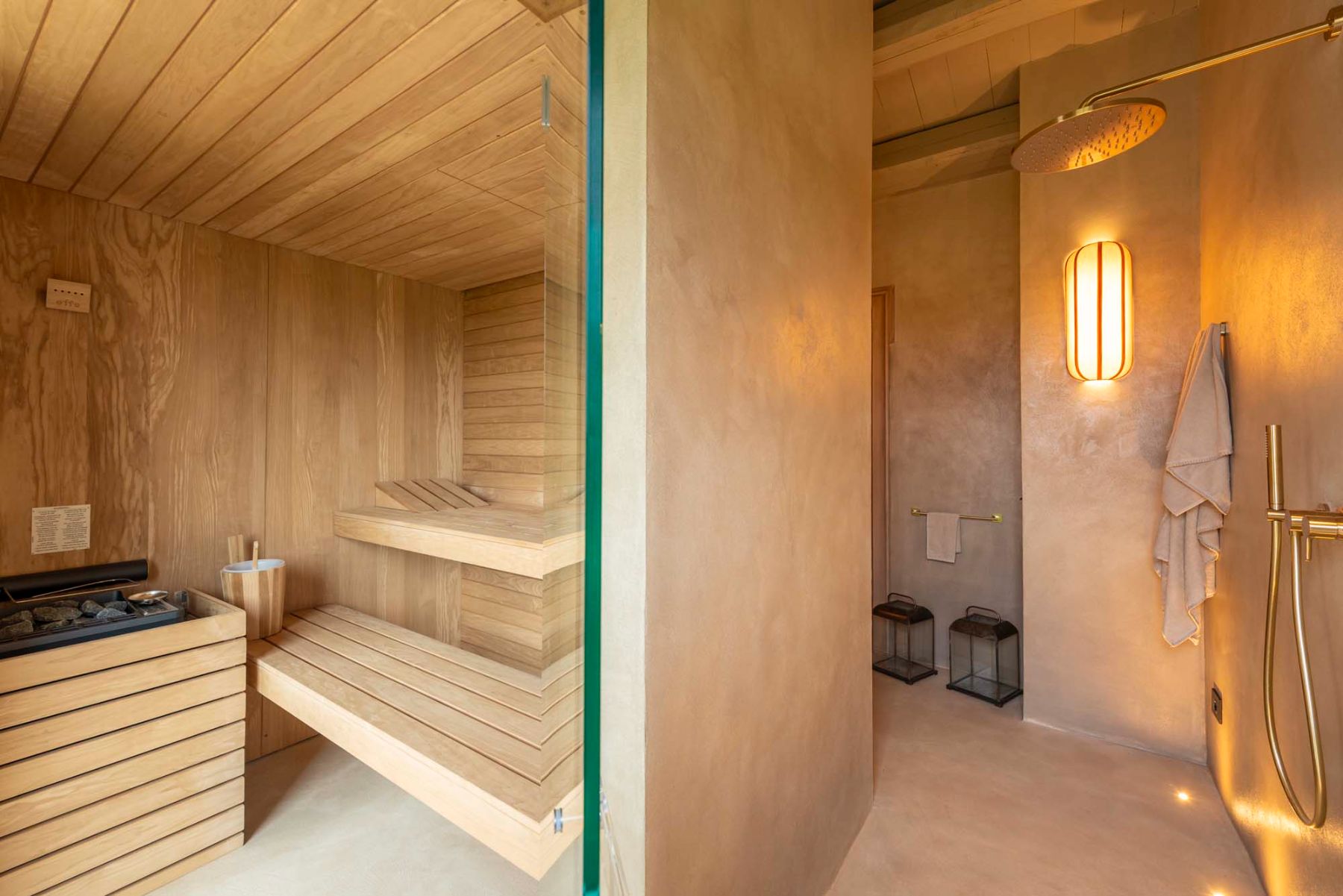 Sauna at Villa Tenerezza in Tuscany
