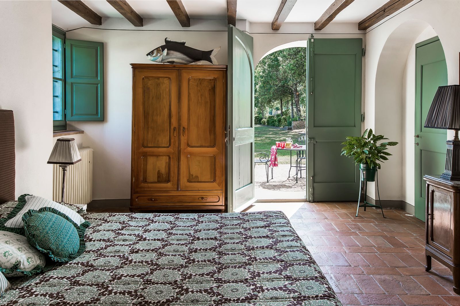 Bedroom 1 at Villa Tuori in Tuscany