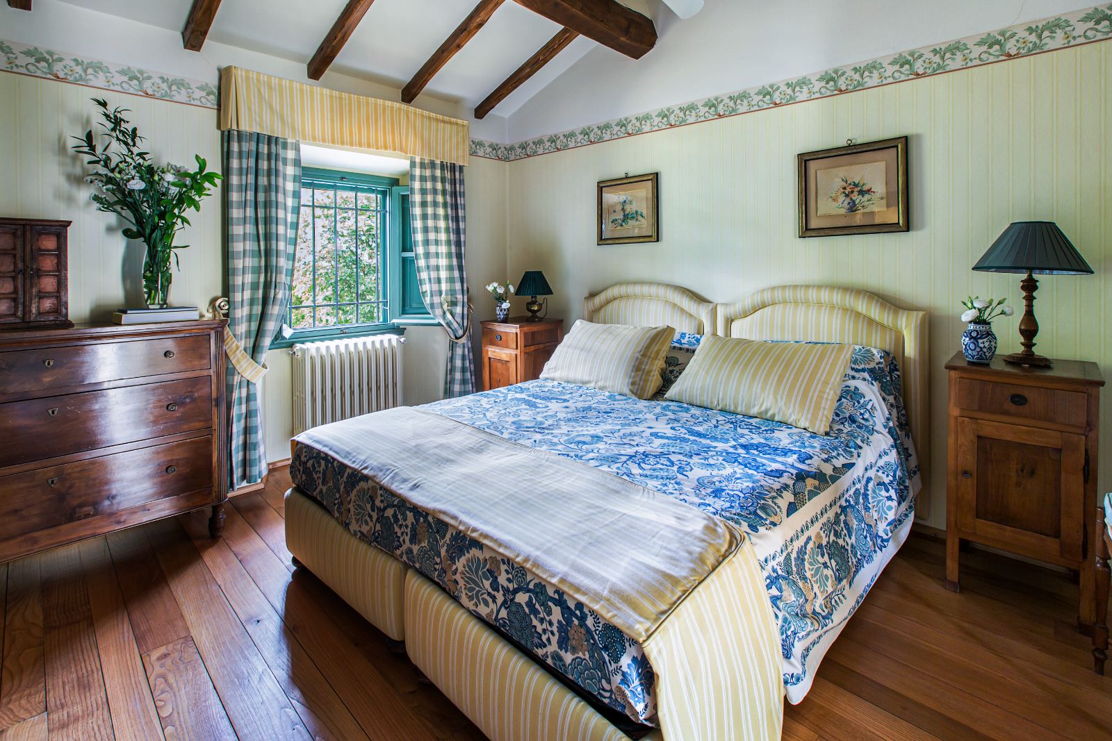 Bedroom 5 at Villa Tuori in Tuscany