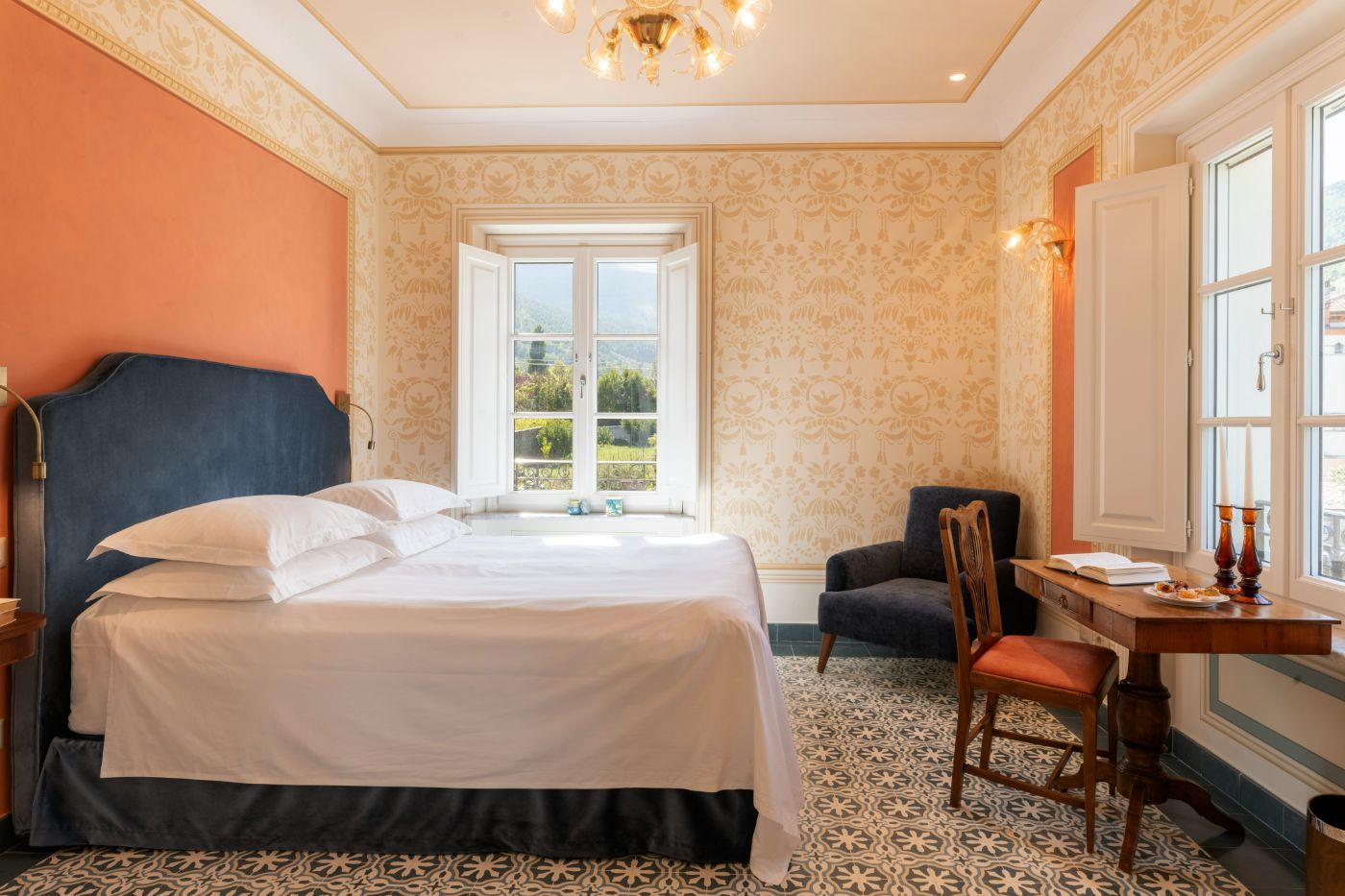 A bedroom at Villa Vorno.