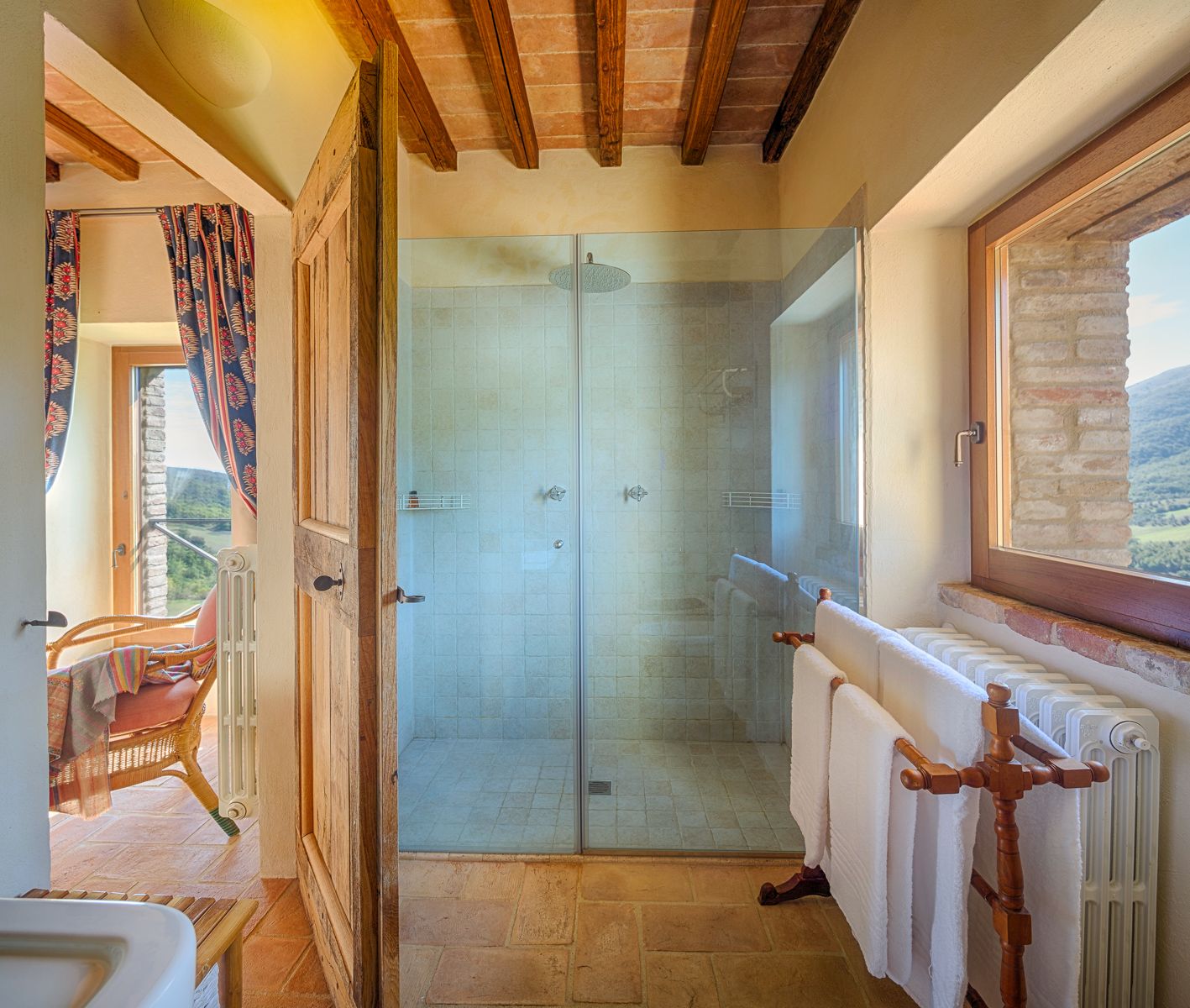 Bathroom at Bel Canto, Umbria 