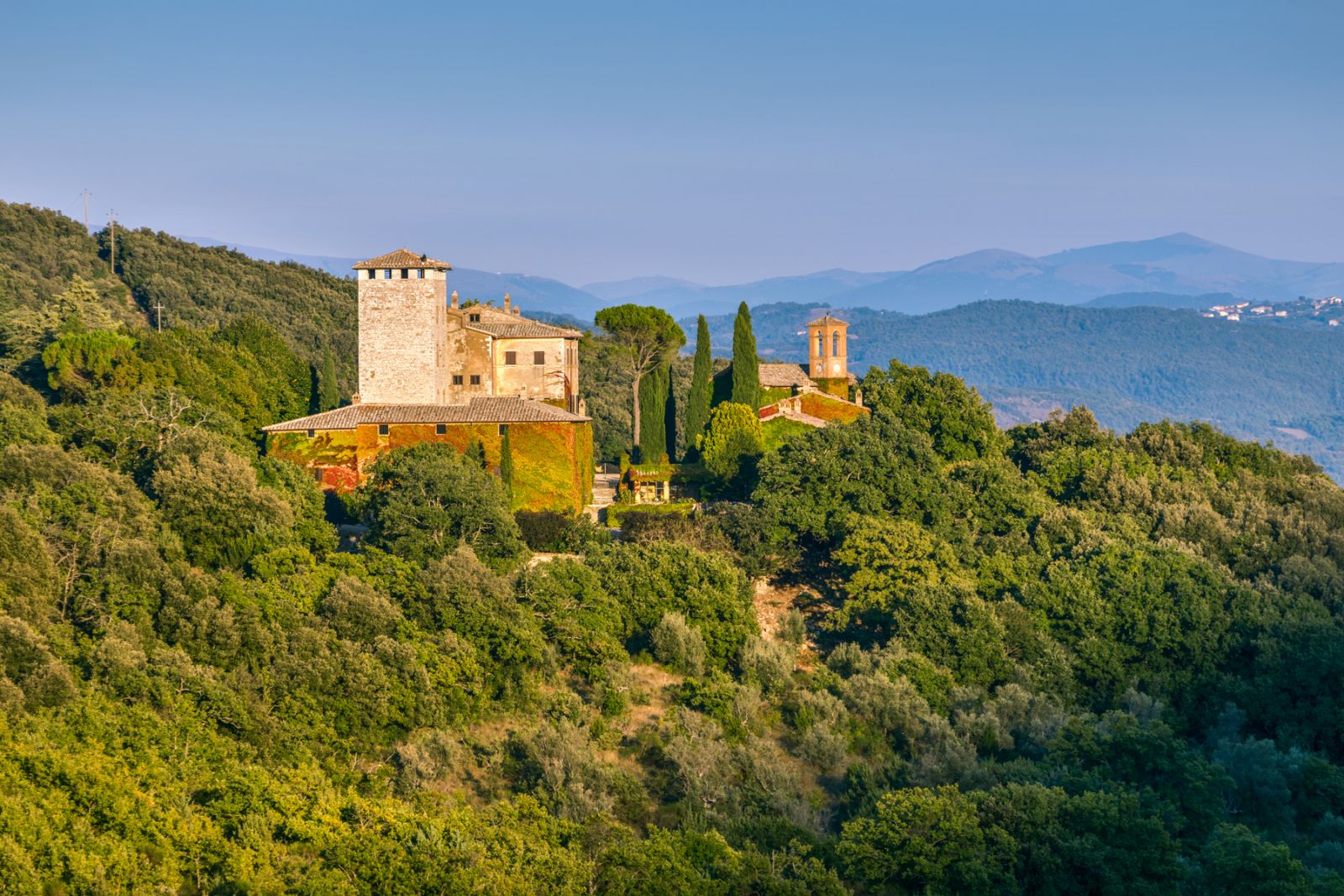 View of surroundings at Bel Canto, luxury villa in Umbria 