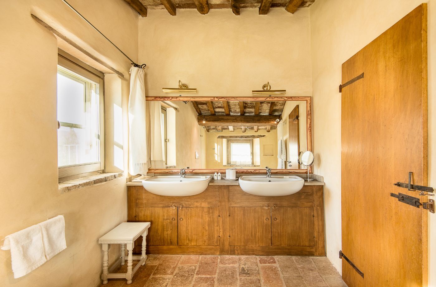 A bathroom at Il Coccinella.