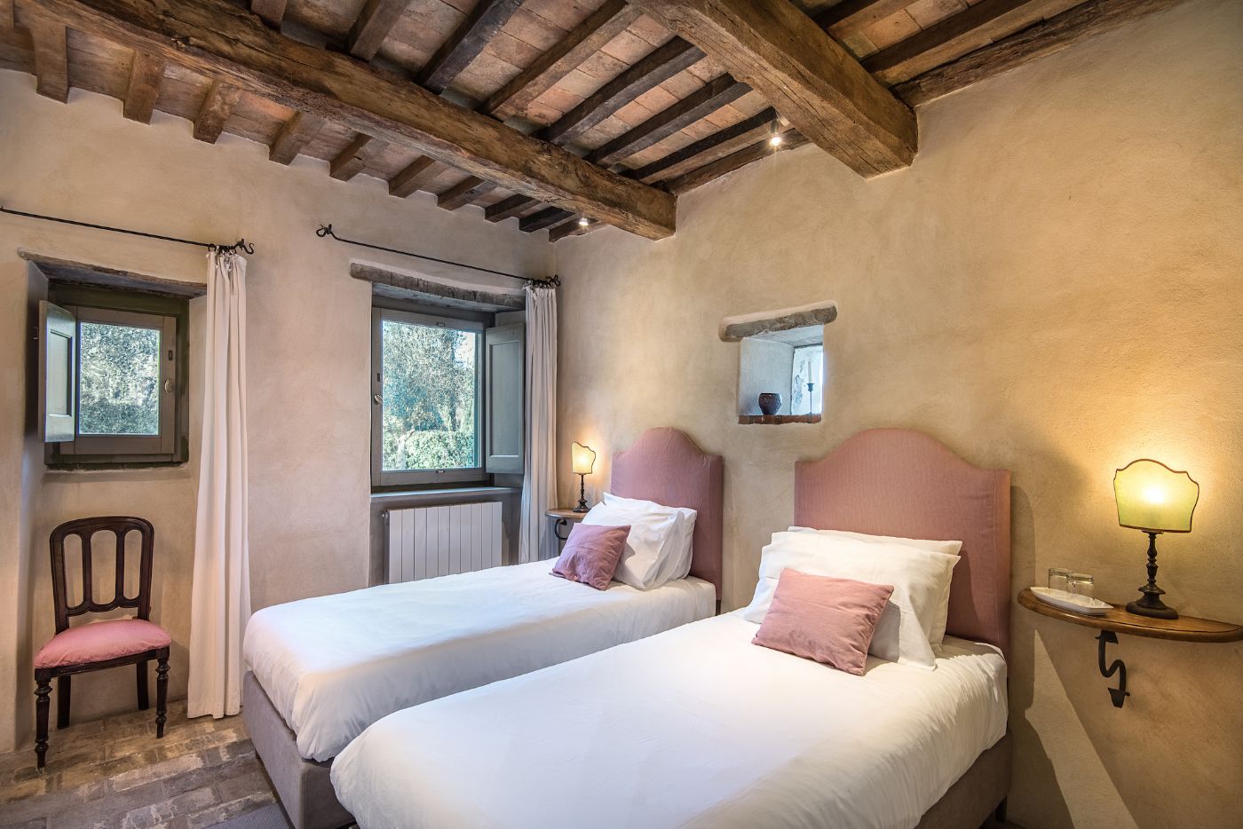 A bedroom at Il Coccinella.