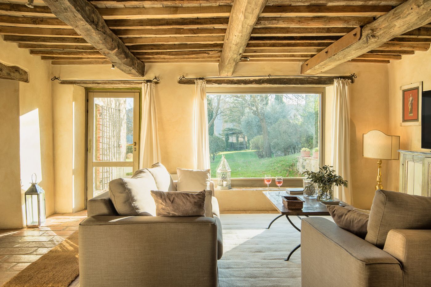The lounge area at Il Coccinella.