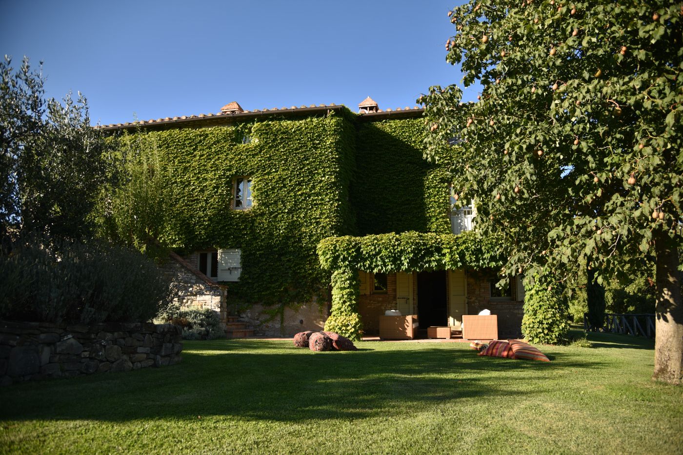 An external shot of Villa il Falco.