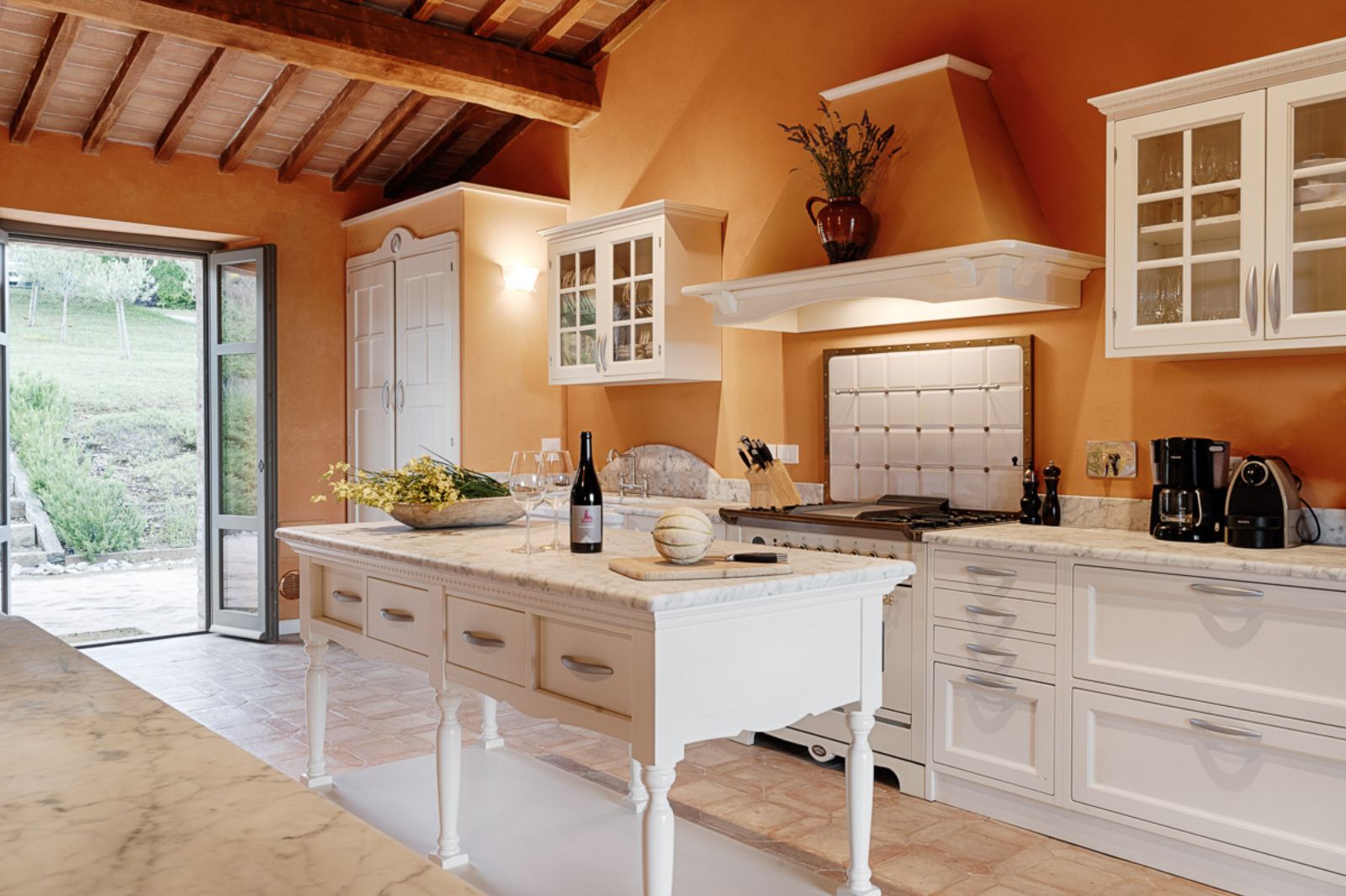 Kitchen at La Cascinale