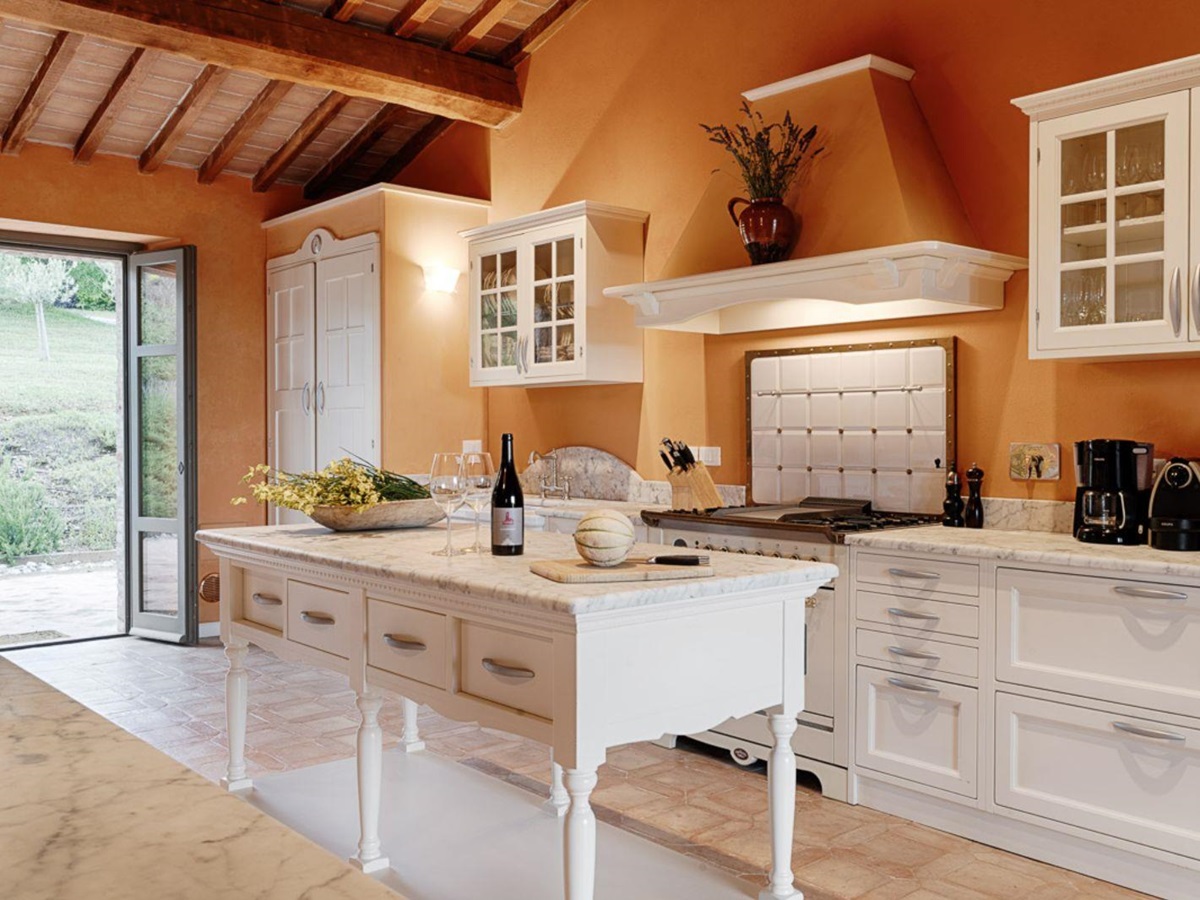Kitchen at La Cascinale