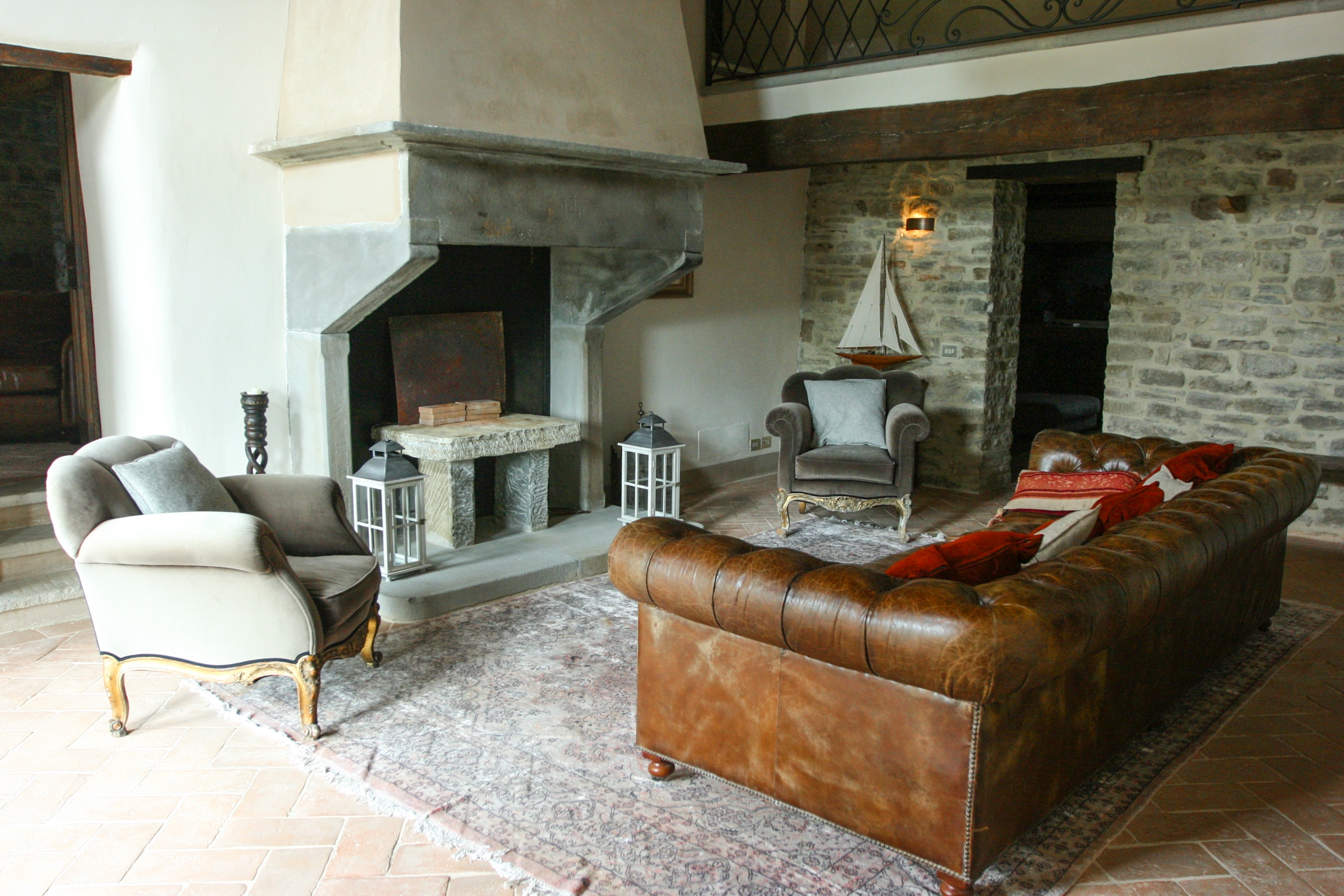 Lounge of La Spiga, Umbria