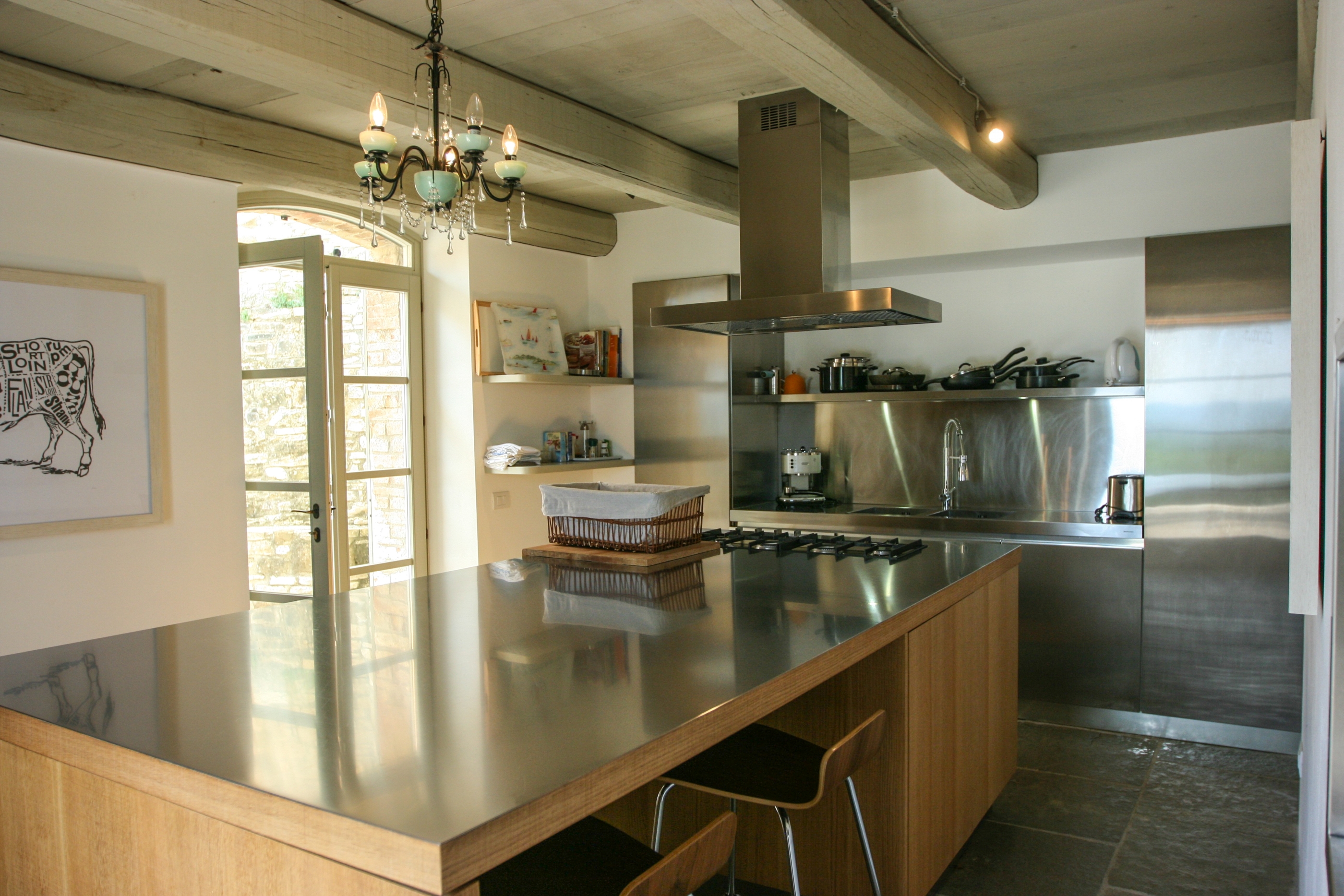 Kitchen in La Spighetta, Umbria