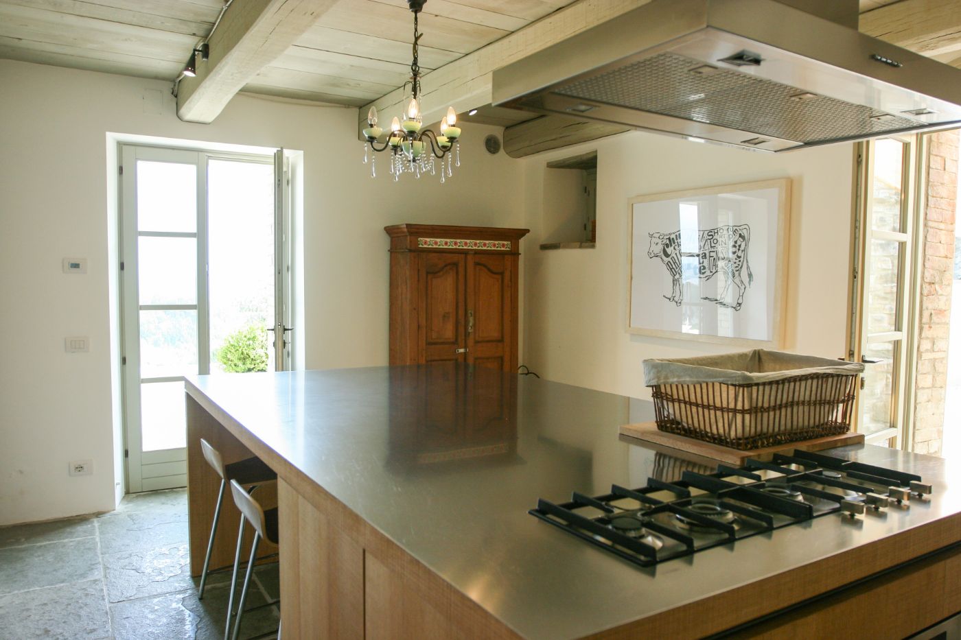 The Kitchen Island at La Spighetta