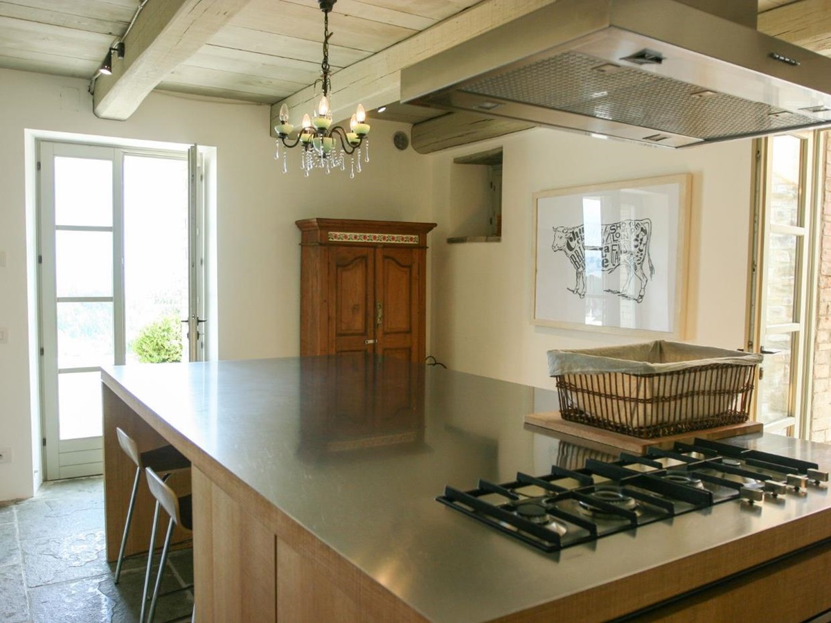 The Kitchen Island at La Spighetta