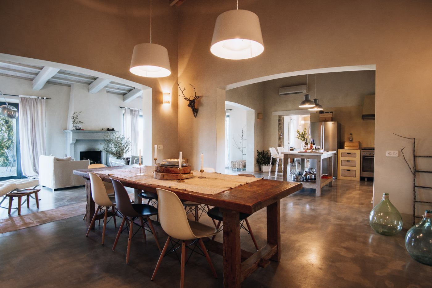 The living area at Mandola Piccola.