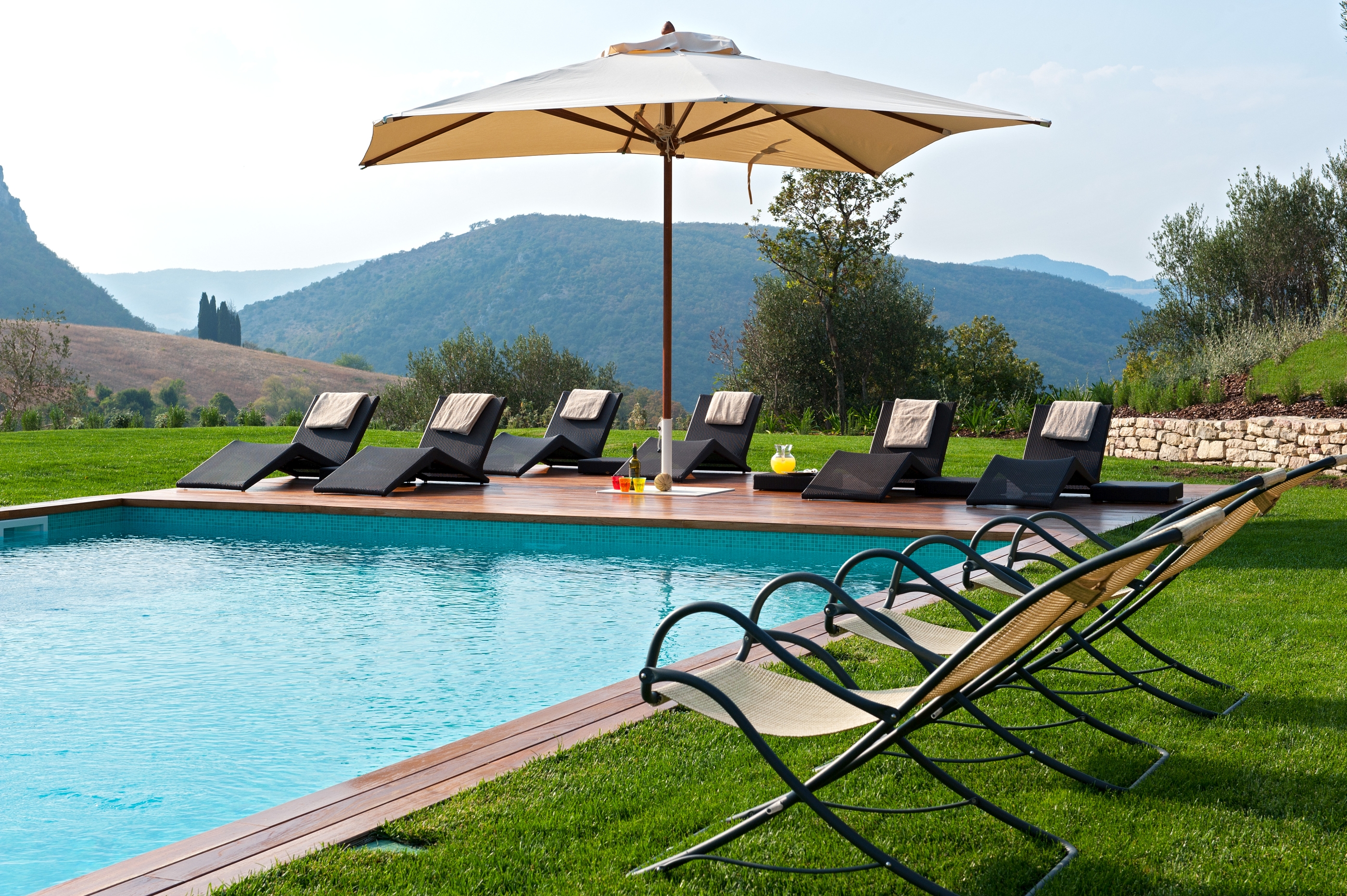 Swimming pool of Villa Di Mandola, Umbria