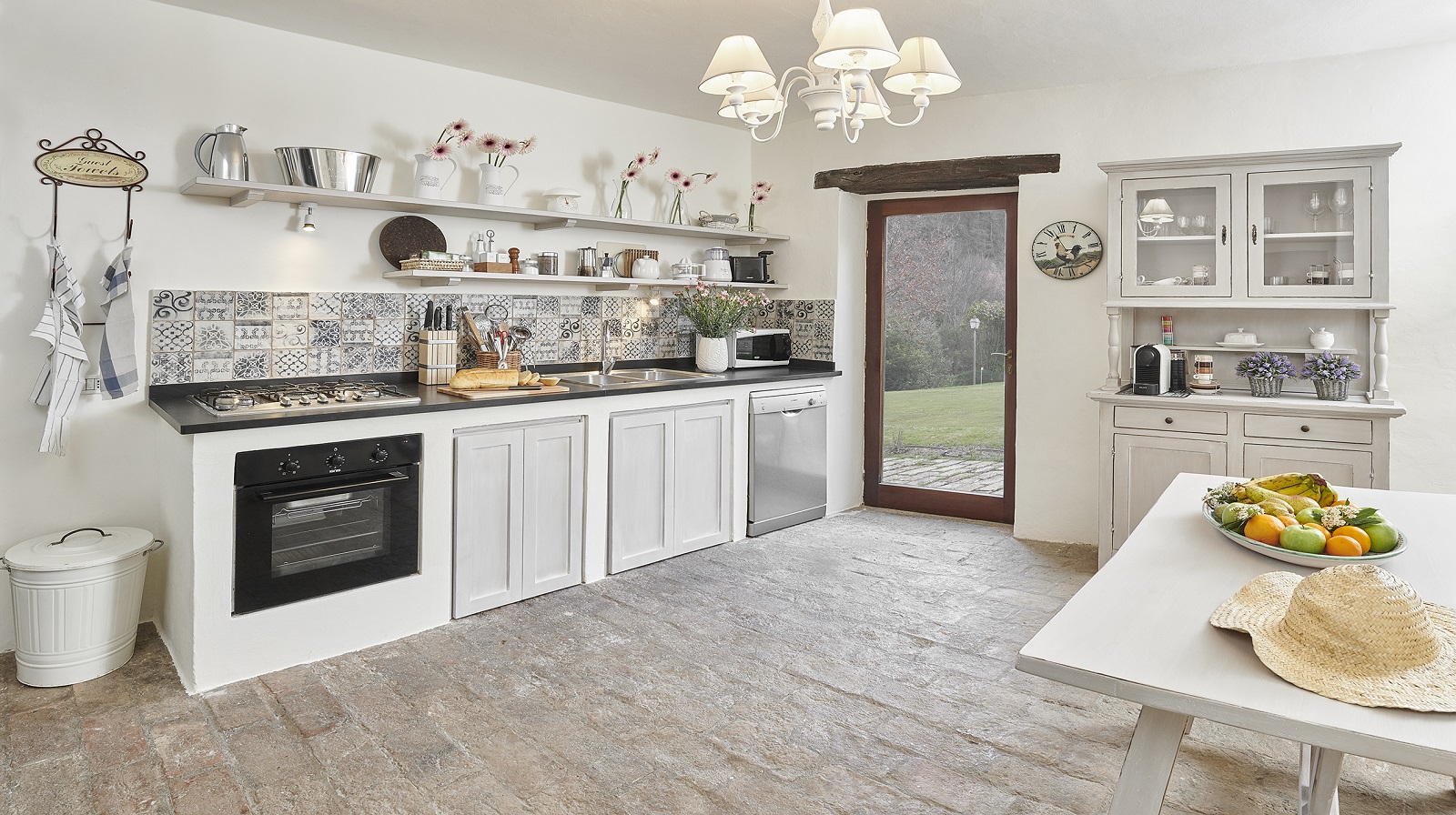 Country kitchen of Villa la Lavanda, Umbria