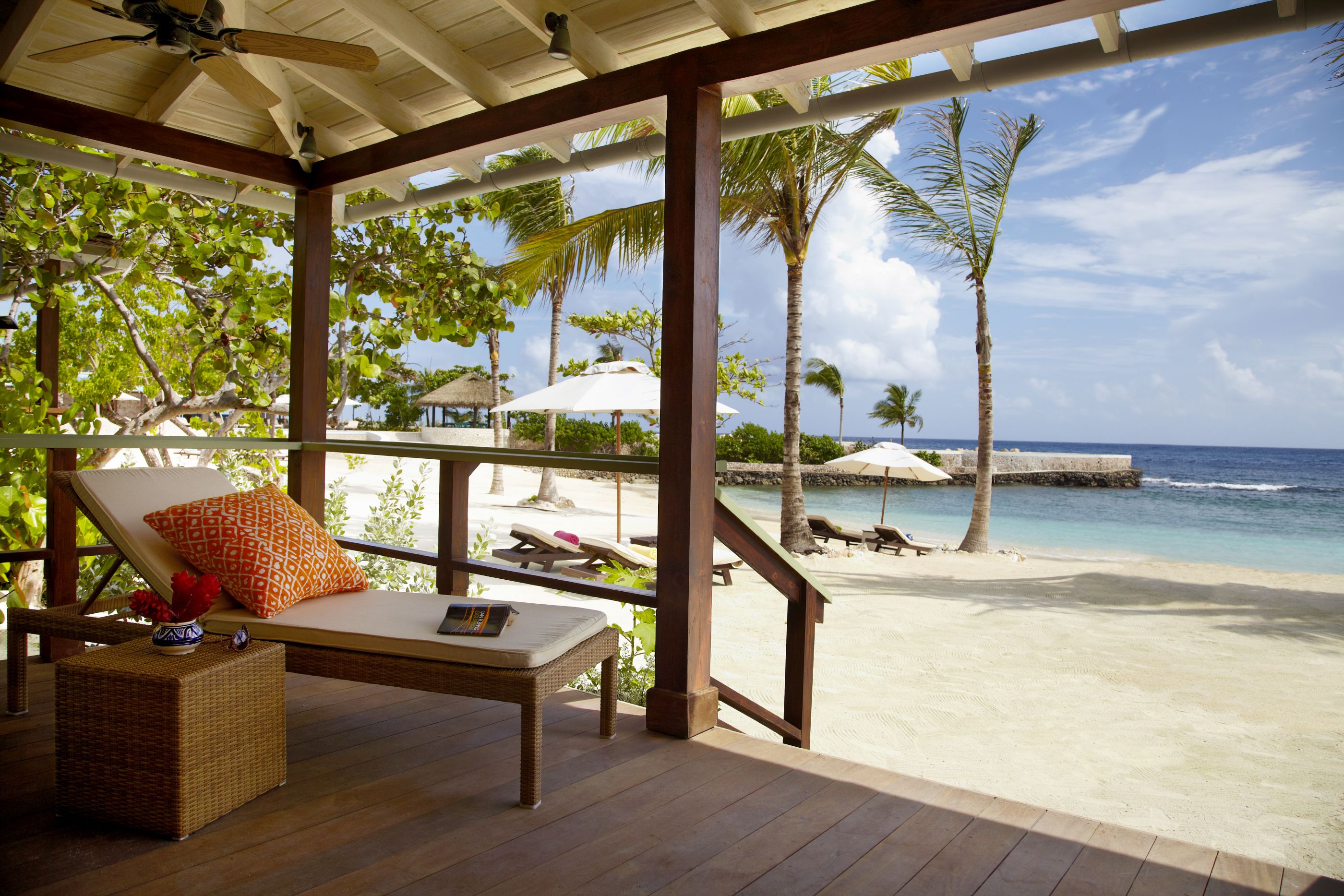 Verandah at Goldeneye, Jamaica