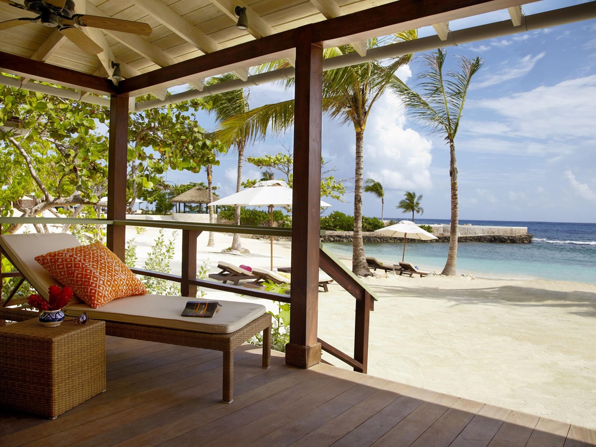 Verandah at Goldeneye, Jamaica
