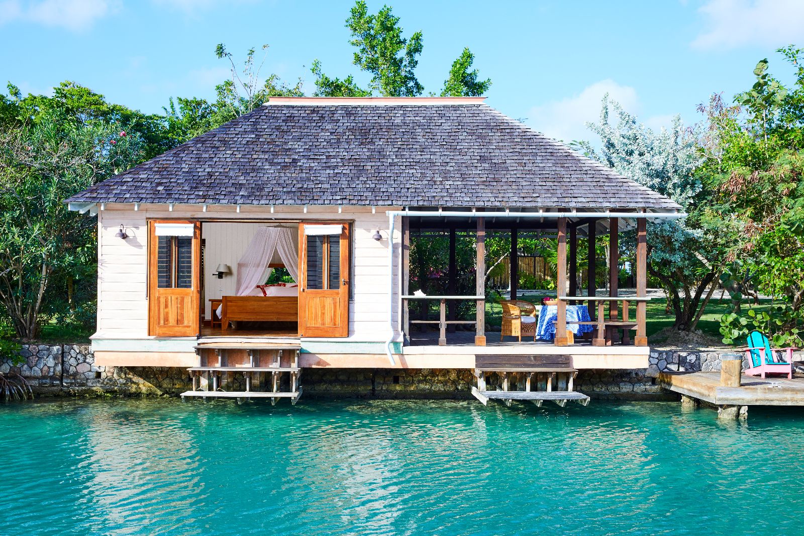 Lagoon cottage at GoldenEye Jamaica