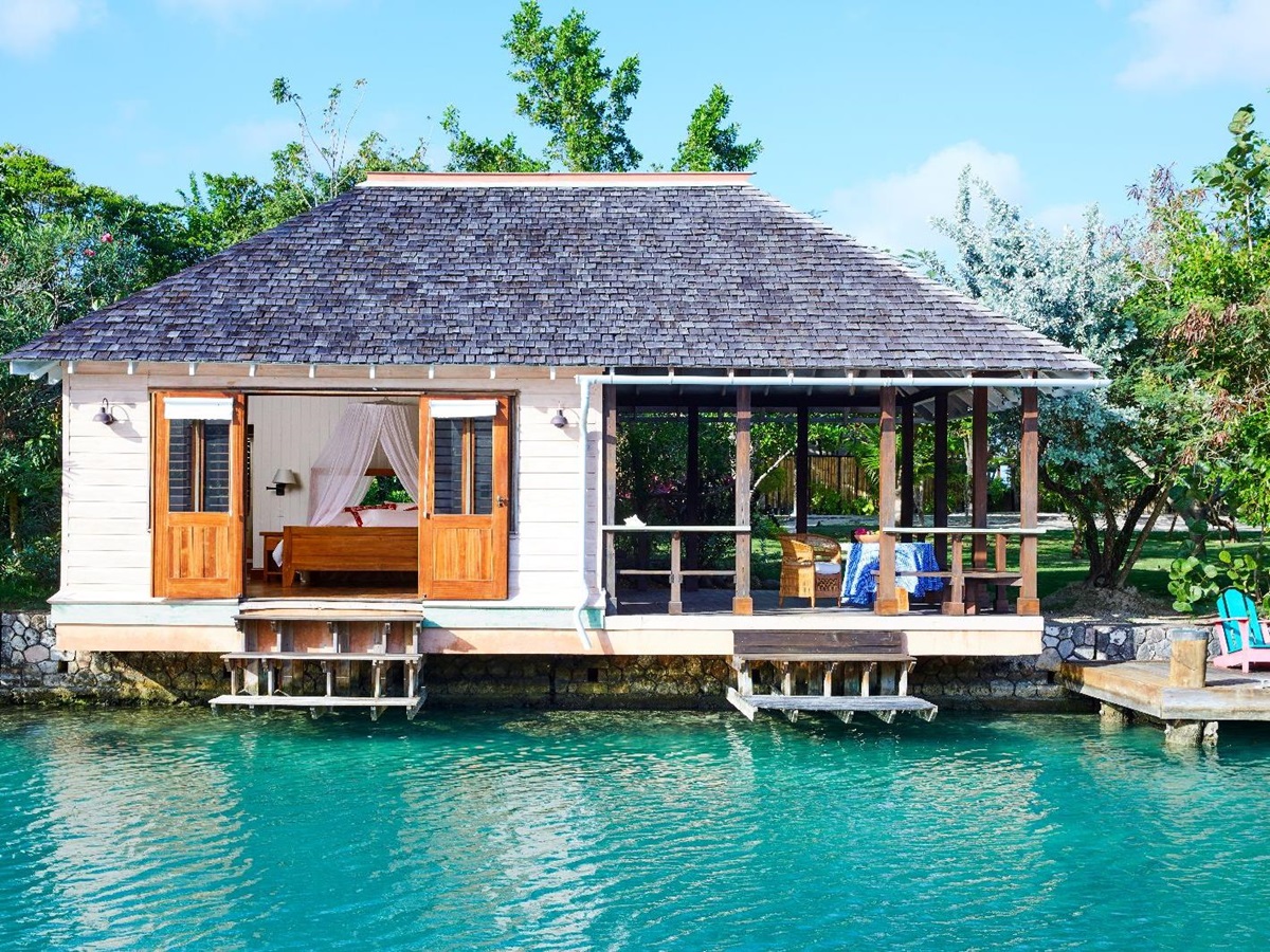 Lagoon cottage at GoldenEye Jamaica