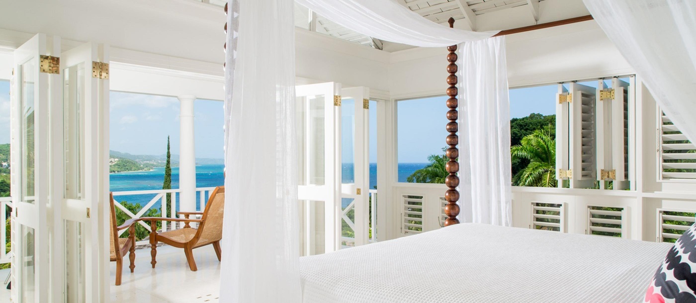 Double bedroom of Round Hill, Jamaica