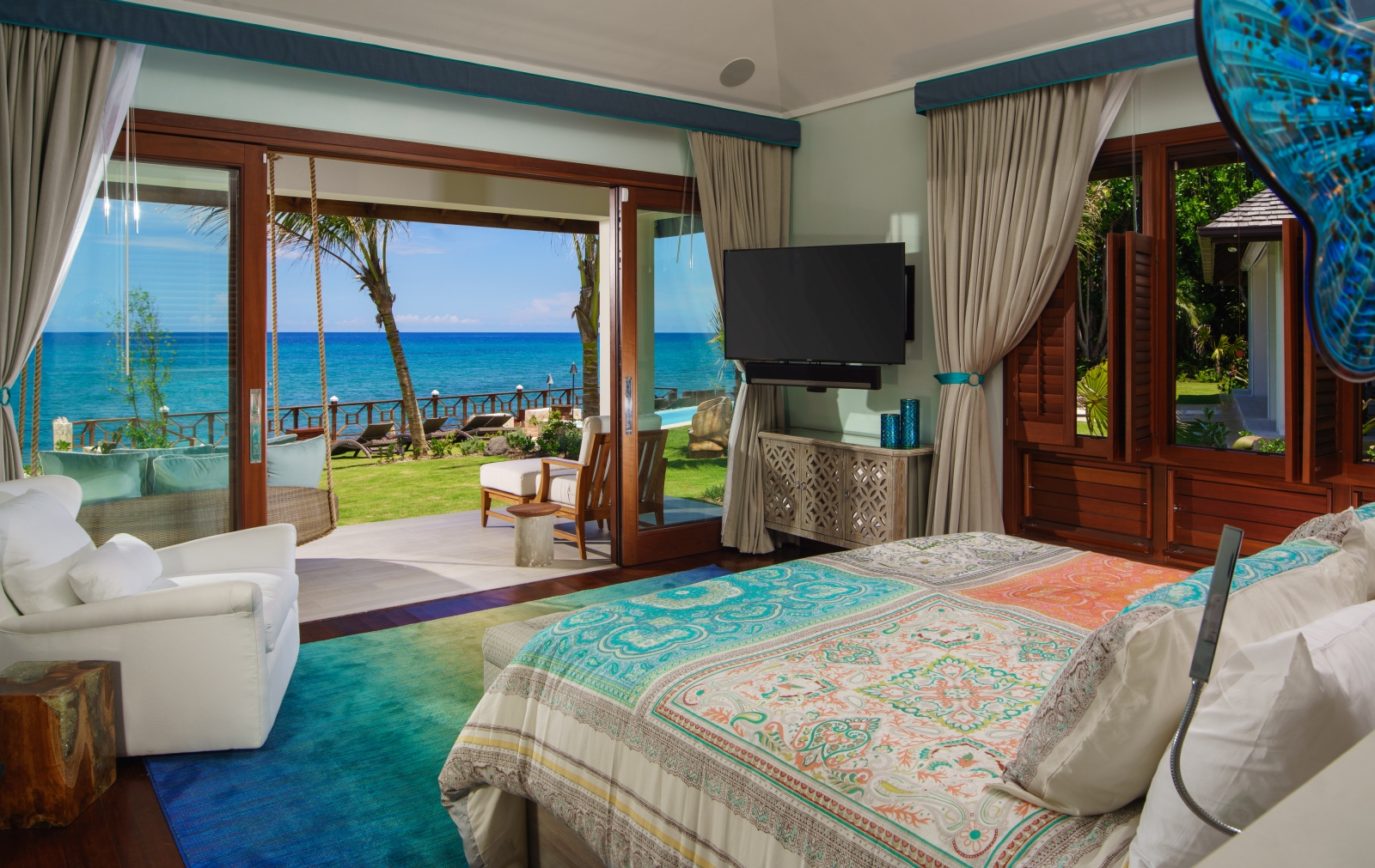 Bedroom at Aqua Bay in Jamaica