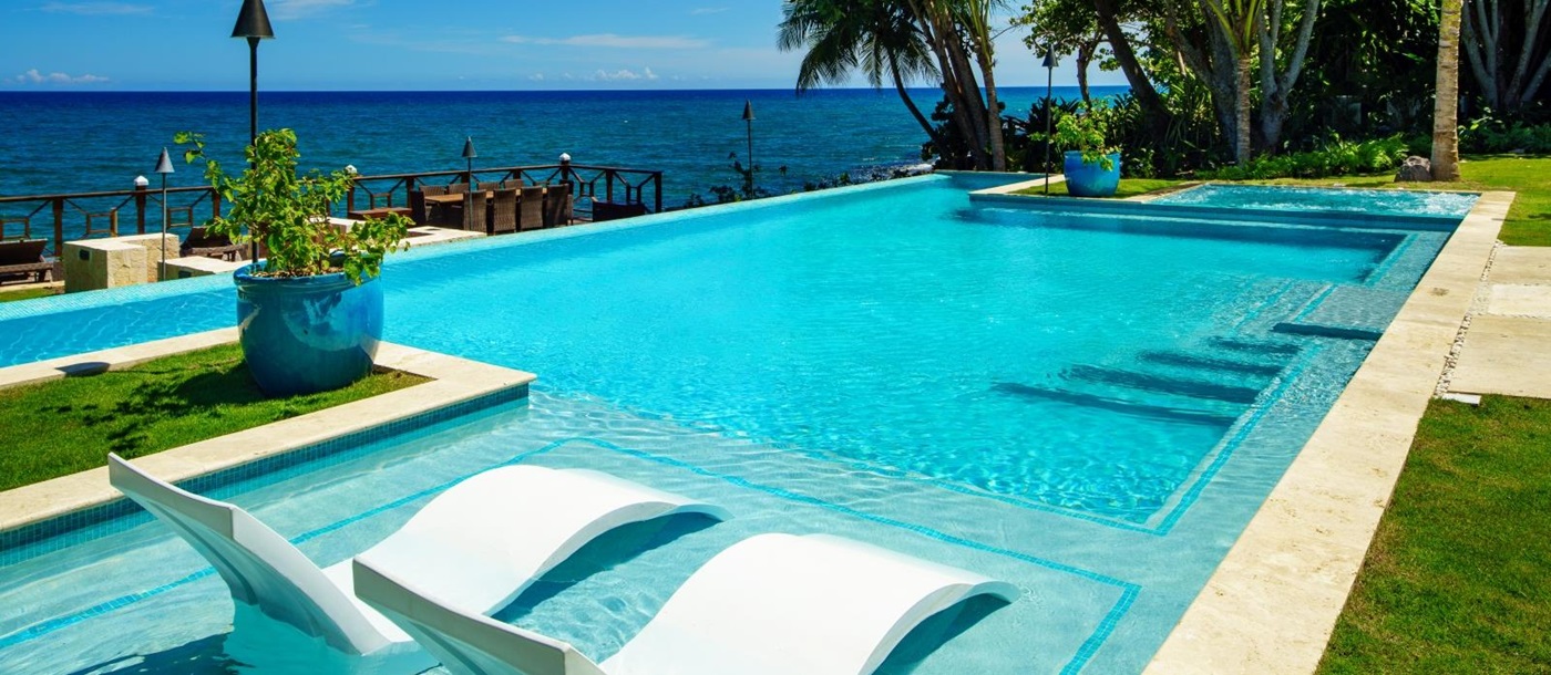 The pool at Aqua Bay in Jamaica