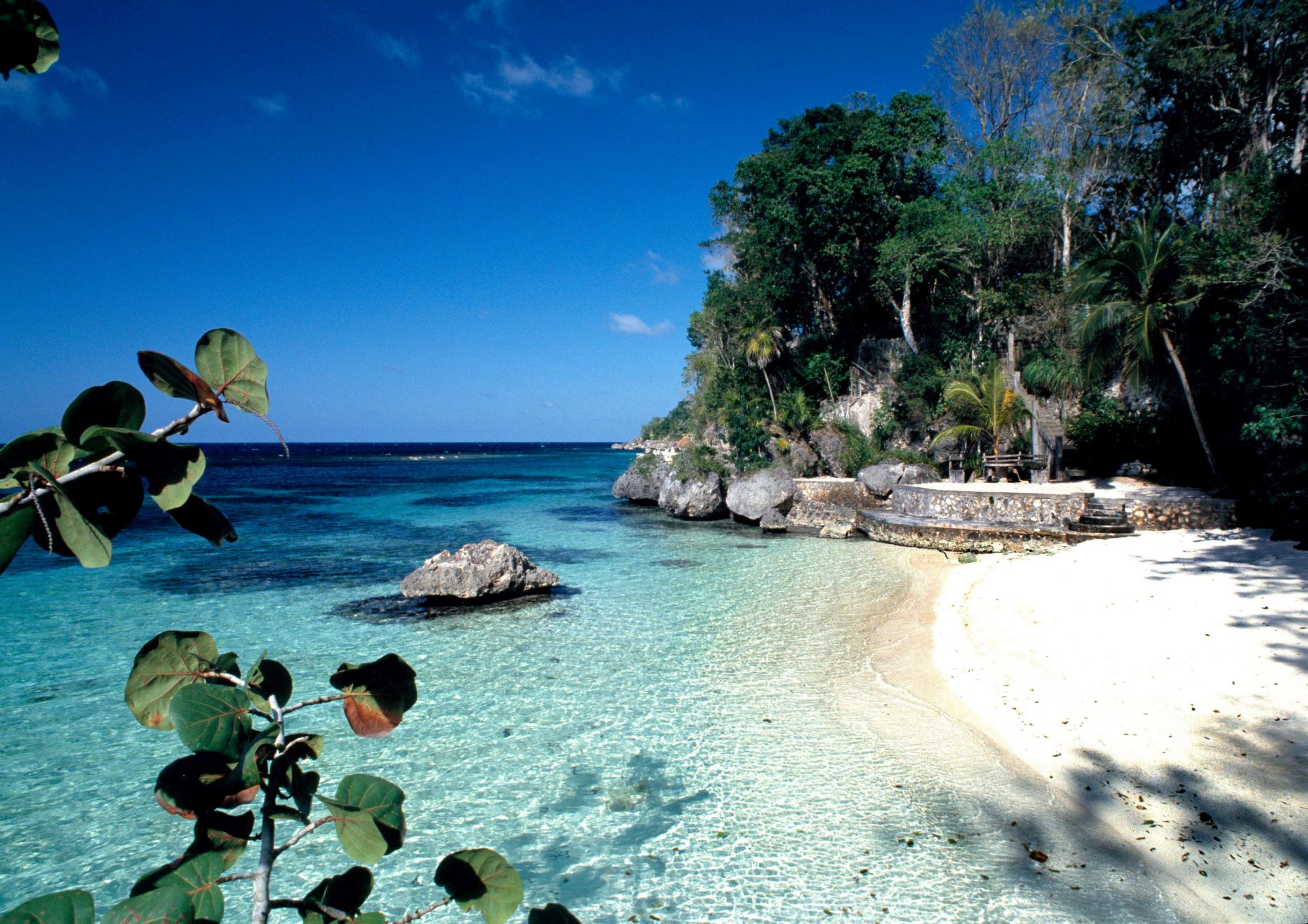 beach of Fleming Villa Goldeneye, Jamaica