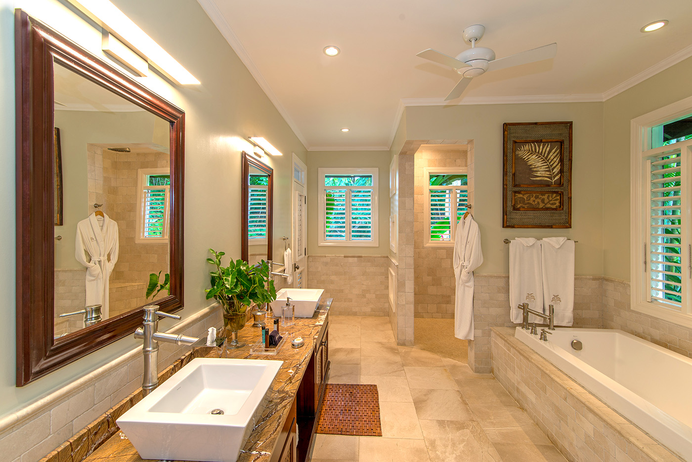 Bathroom at Harmony Hill in Jamaica