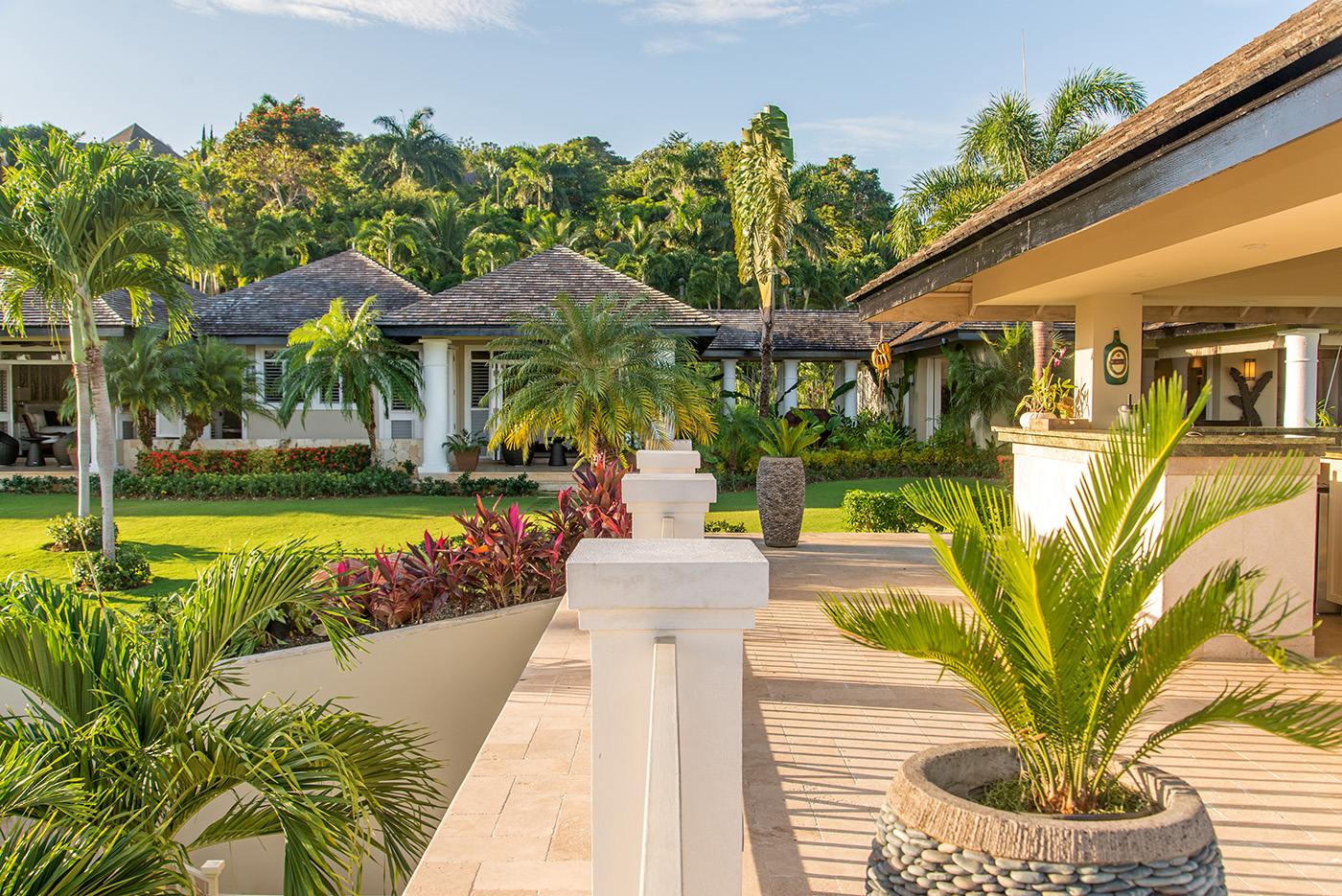 The grounds at Harmony Hill in Jamaica