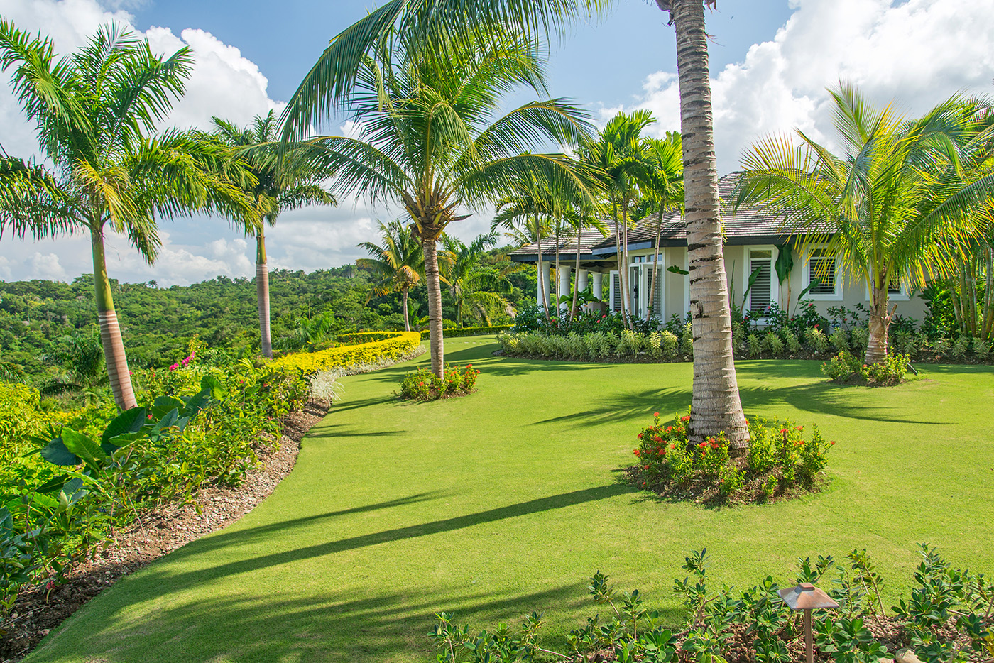 The lawns at Harmony Hill in Jamaica
