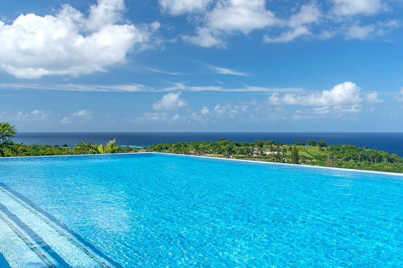 The pool at Harmony Hill in Jamaica