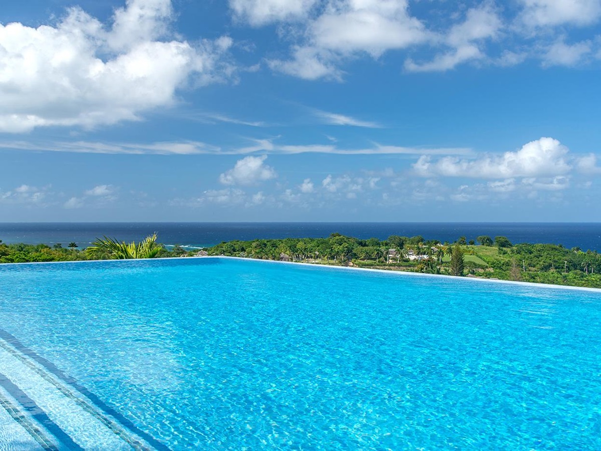 The pool at Harmony Hill in Jamaica