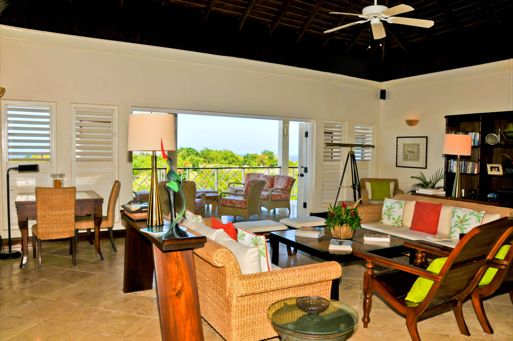 Living room of Haystack, Jamaica