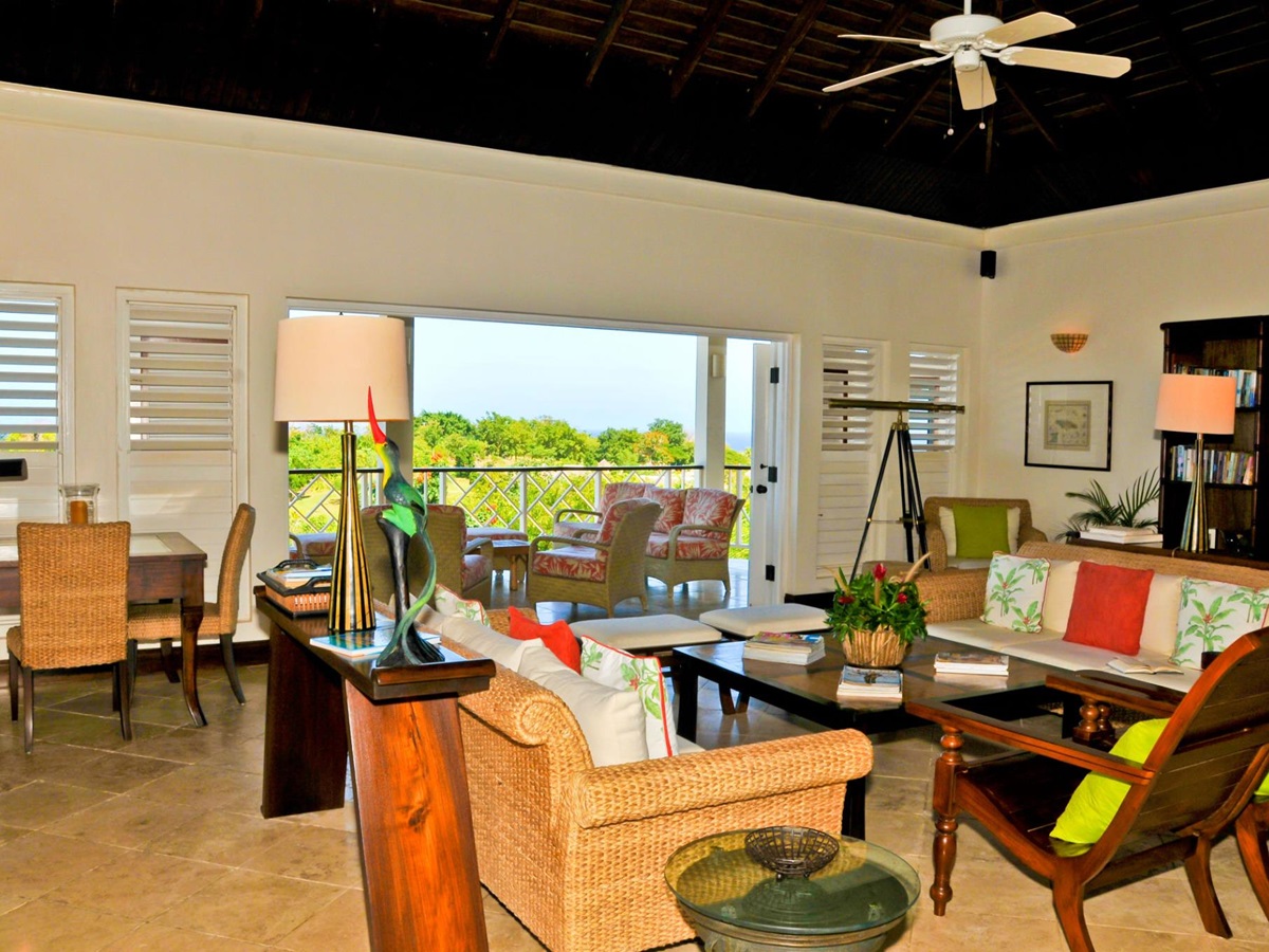 Living room of Haystack, Jamaica