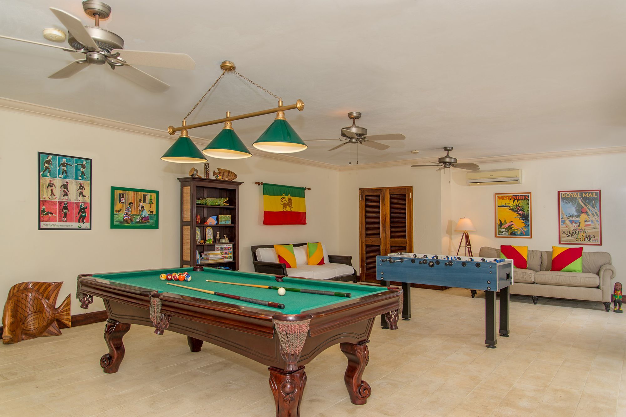 games room of Infinity, Jamaica