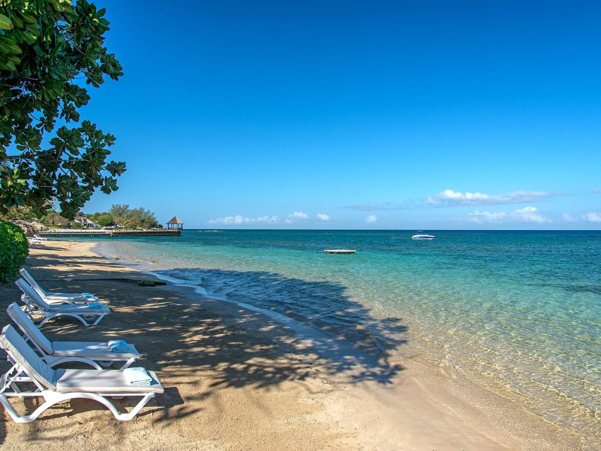 Private beach of Sunset, Jamaica