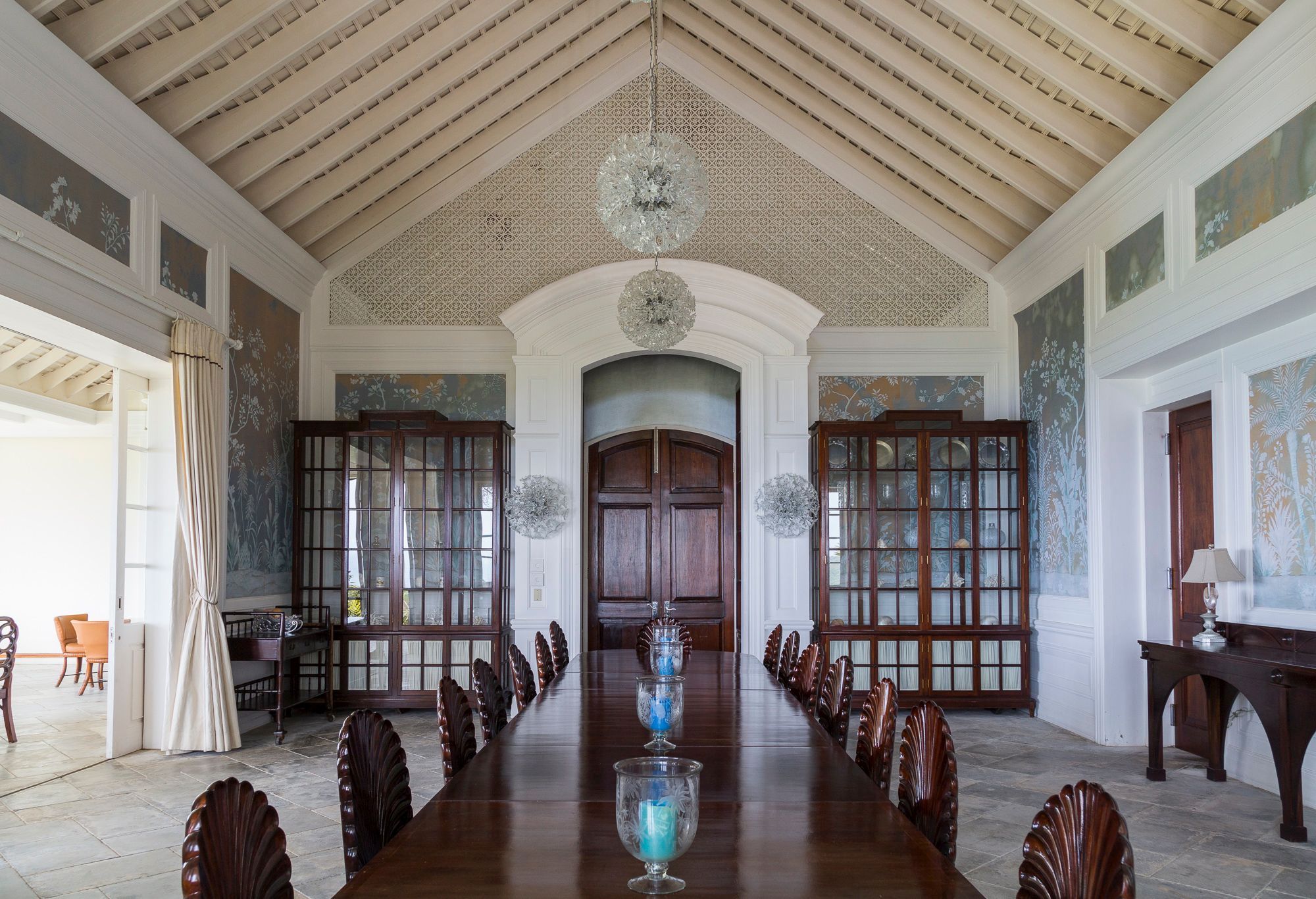 Dining area of Twin Palms, Jamaica