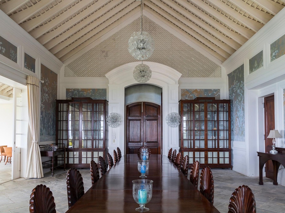 Dining area of Twin Palms, Jamaica