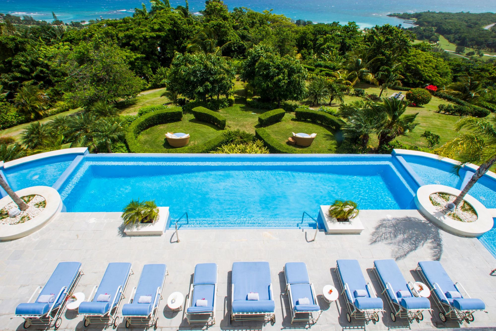 Swimming pool of Twin Palms, Jamaica