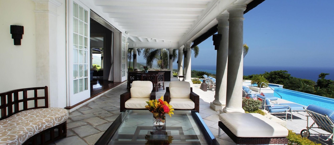 Terrace of Twin Palms, Jamaica