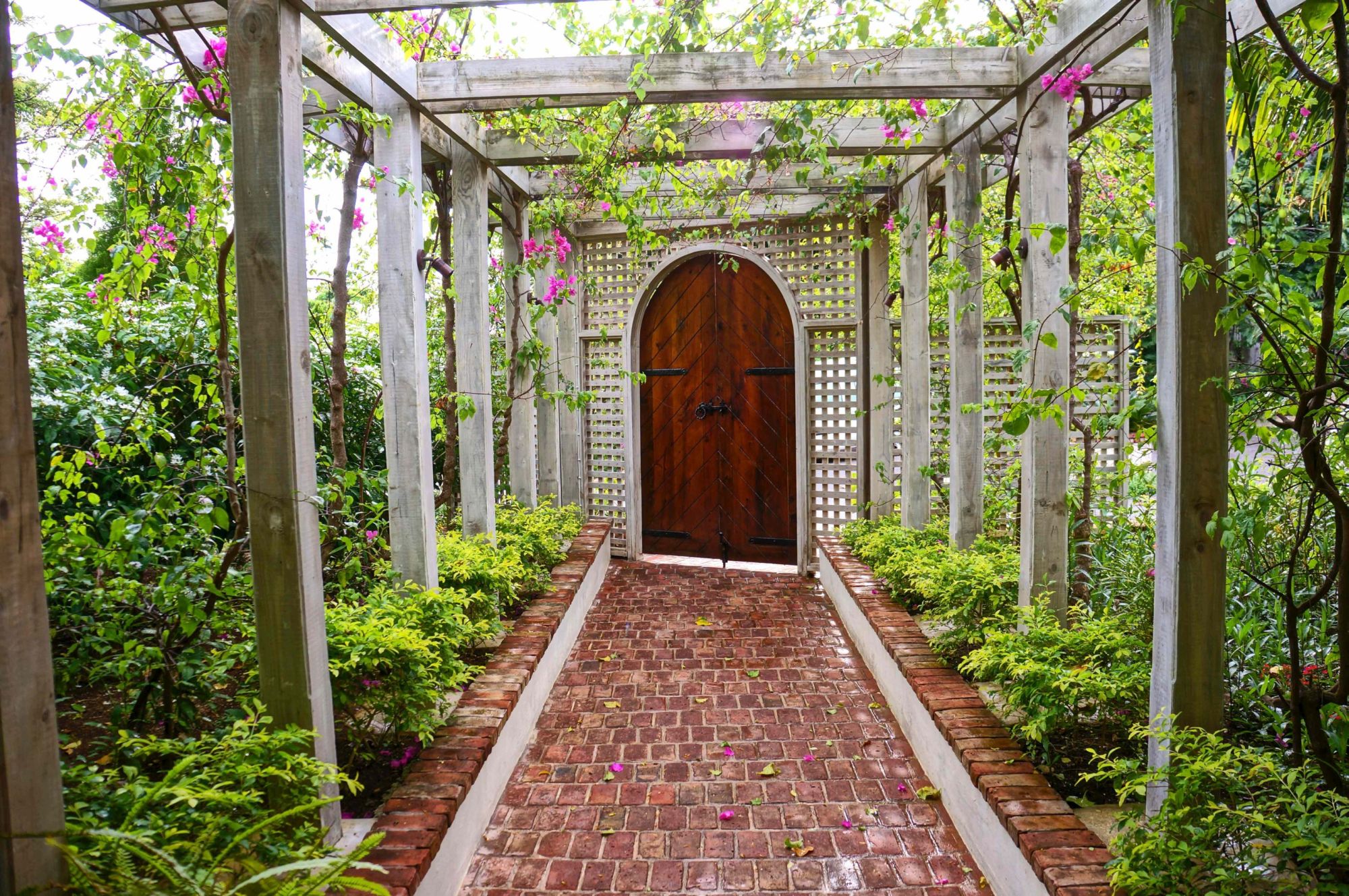 entrance of Villa Casuarina, Jamaica