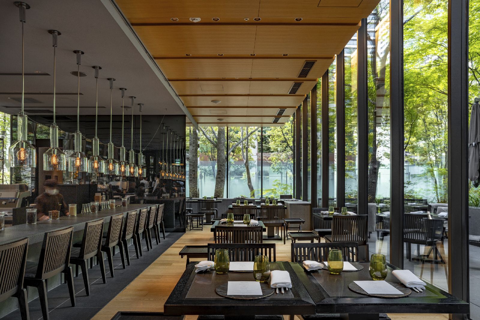 The Cafe at the Aman Tokyo in Japan