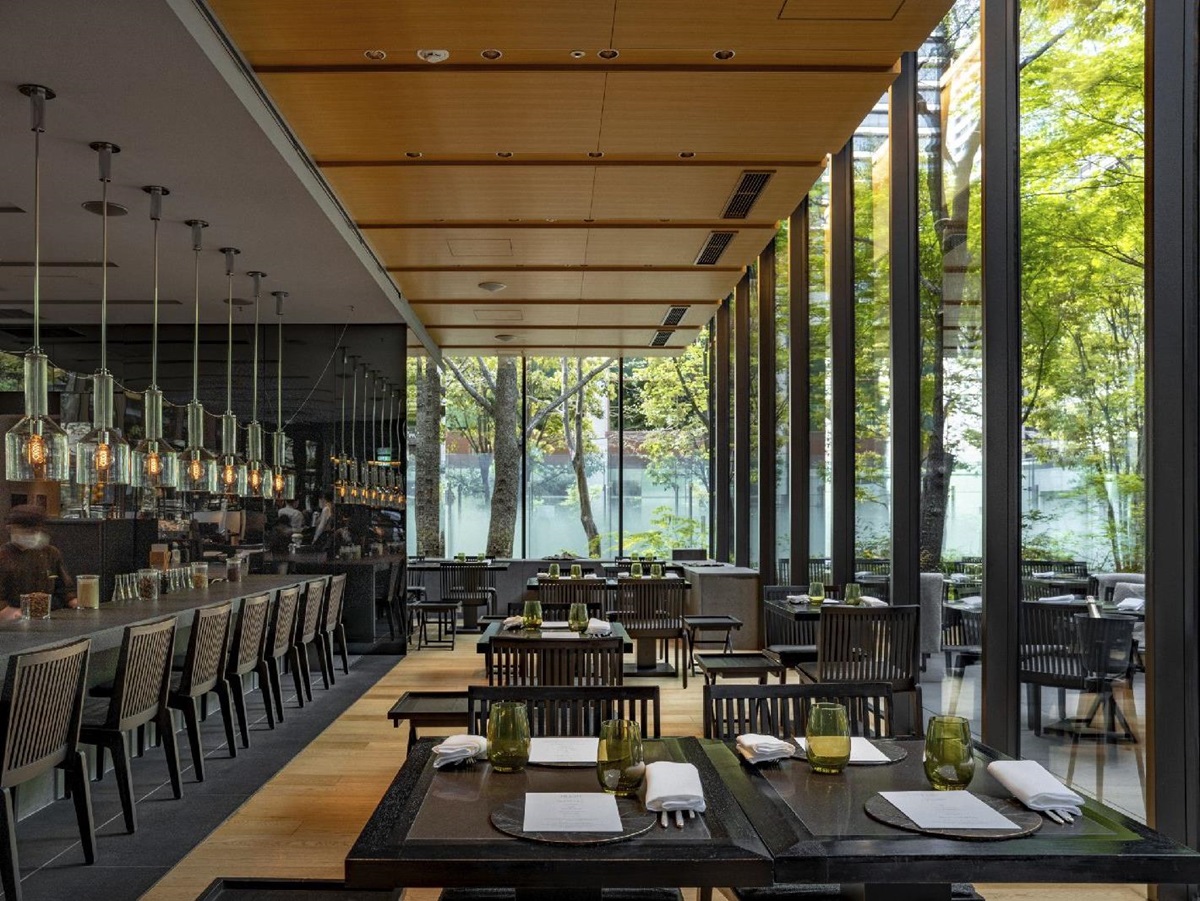The Cafe at the Aman Tokyo in Japan