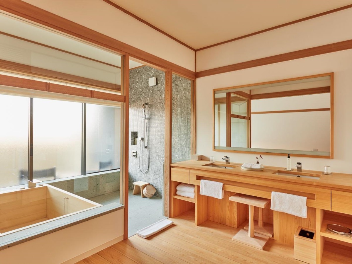 Bathroom at Azumi Setoda on Ikuchijima island in the Seto Inland Sea