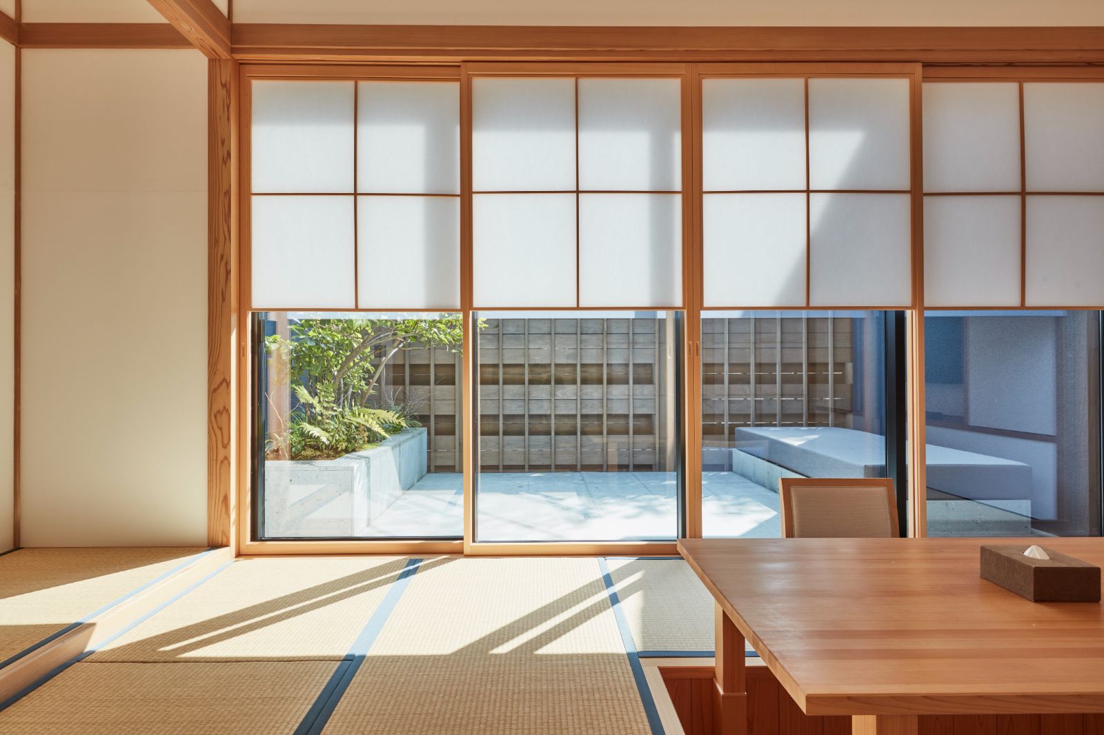 Dining room at Azumi Setoda on Ikuchijima island in the Seto Inland Sea