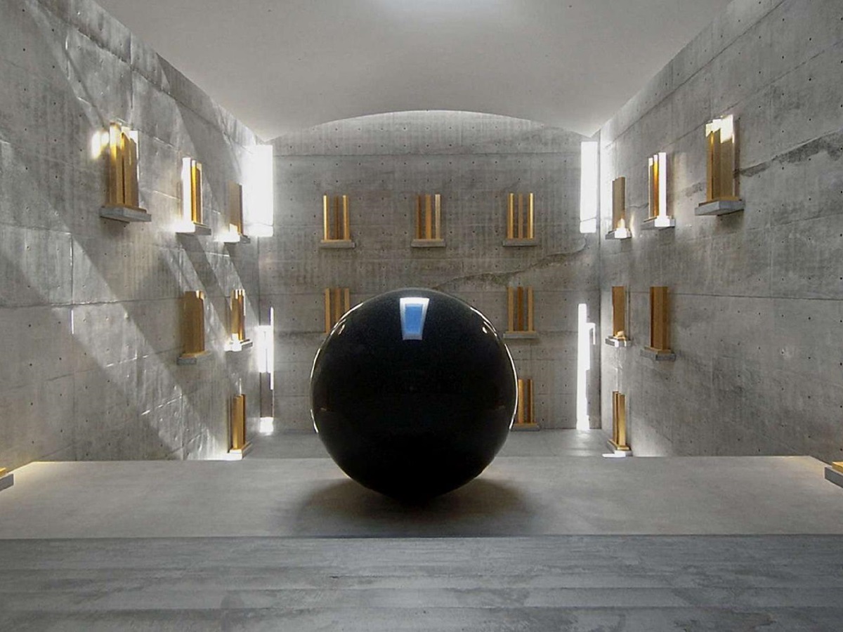 Modern art on display at Benesse House Naoshima Japan
