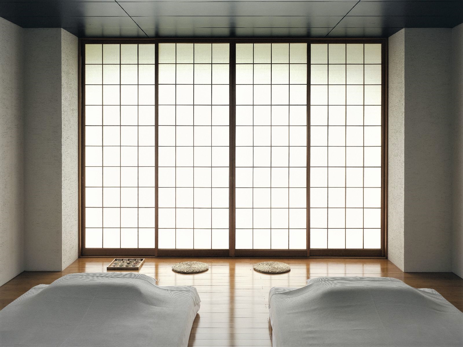 Spa treatment room at Beniya Mukayu in Yamashiro Japan